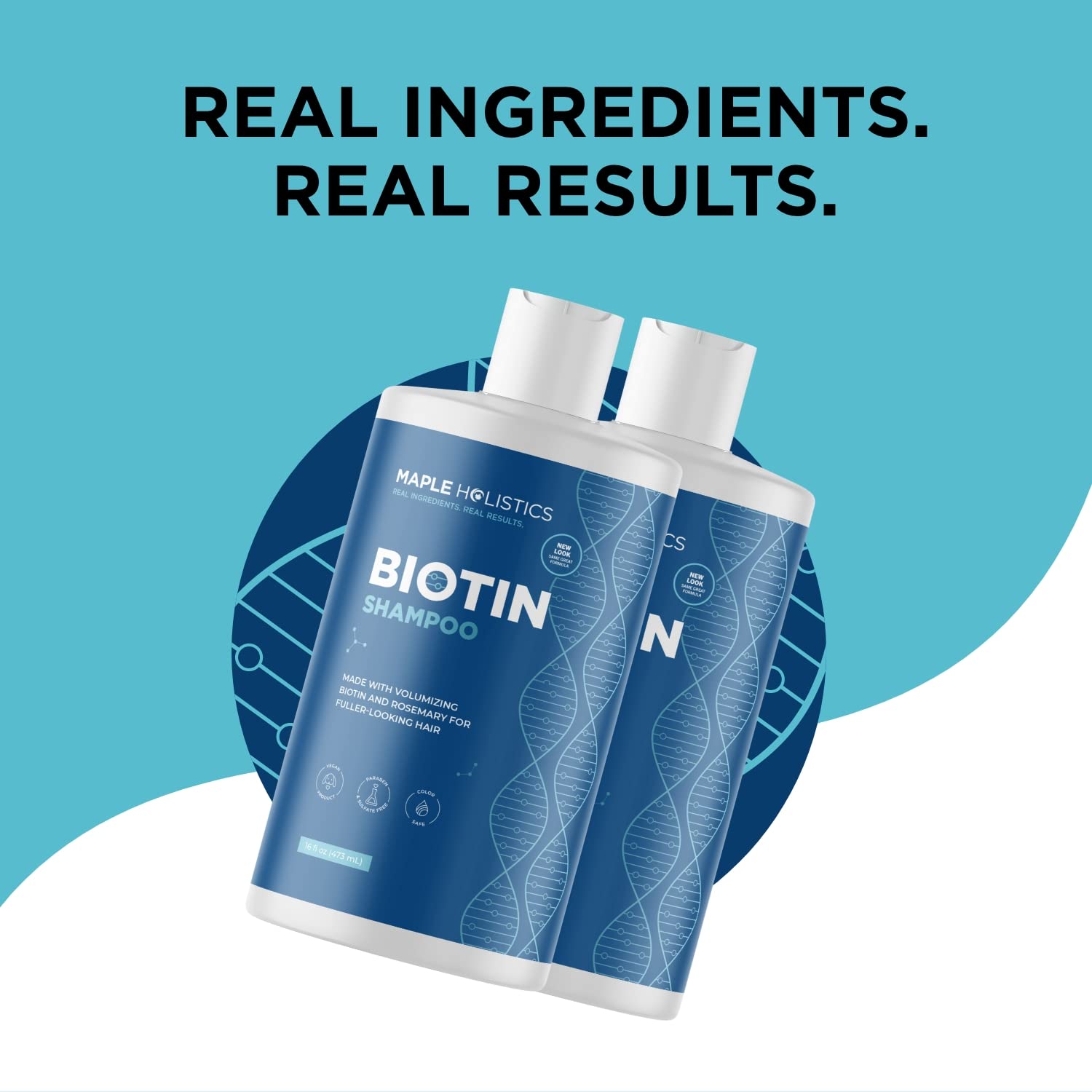 Rosemary and Biotin Shampoo for Thinning Hair - Vegan Volumizing Shampoo for Fine Hair with Argan and Tea Tree Oil - Paraben Silicone and Sulfate Free Shampoo for Dry Damaged Weak and Thin Hair Care