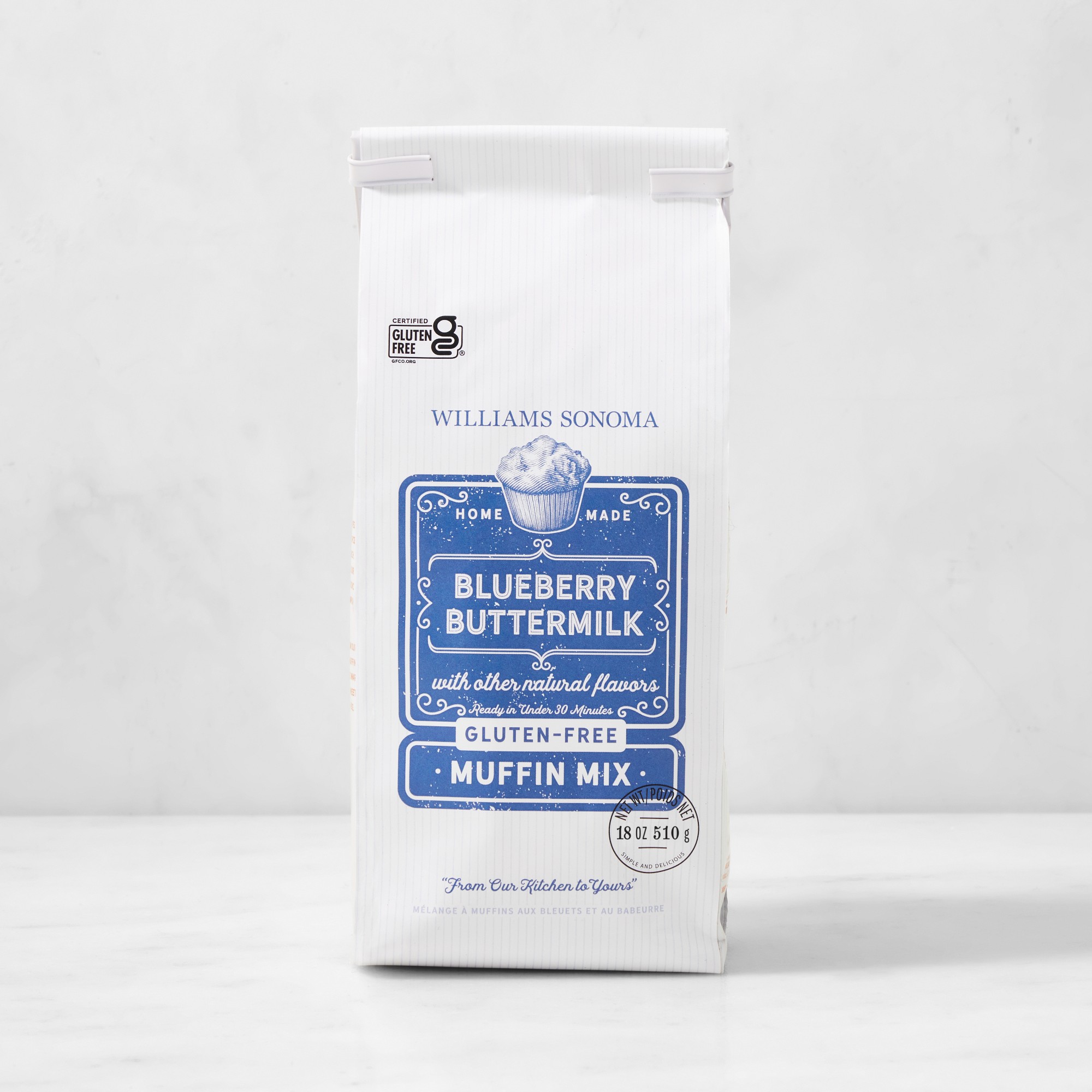 Williams Sonoma Gluten-Free Muffin Mix, Blueberry Buttermilk
