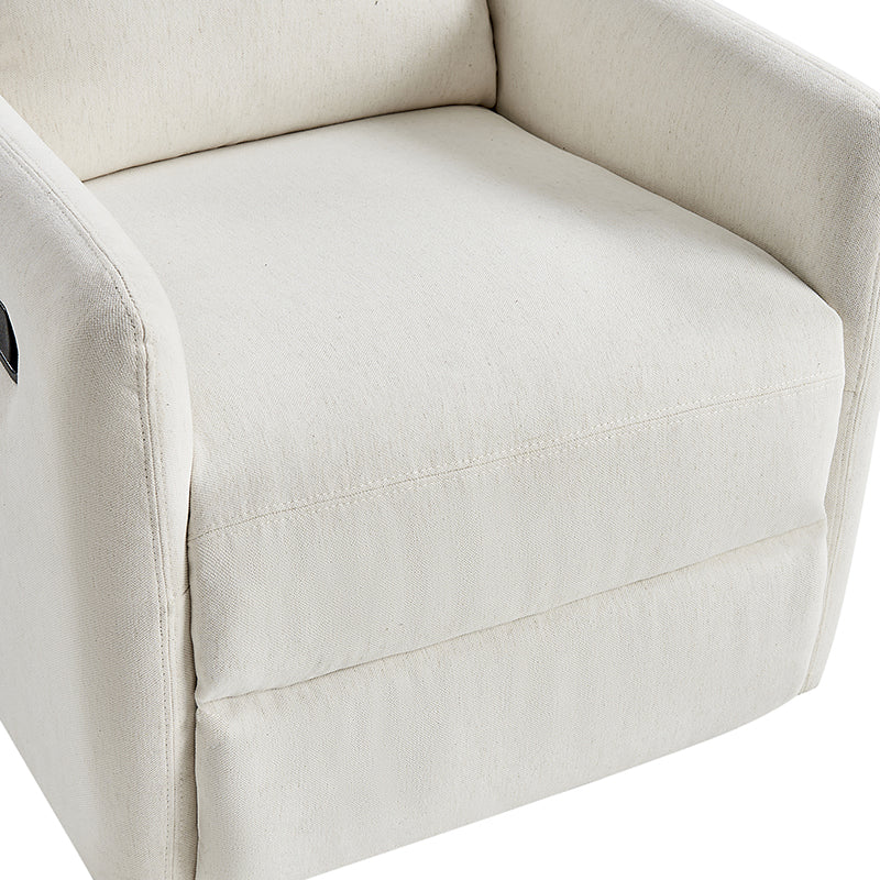 Jessie Mid-century Manual Swivel Recliner