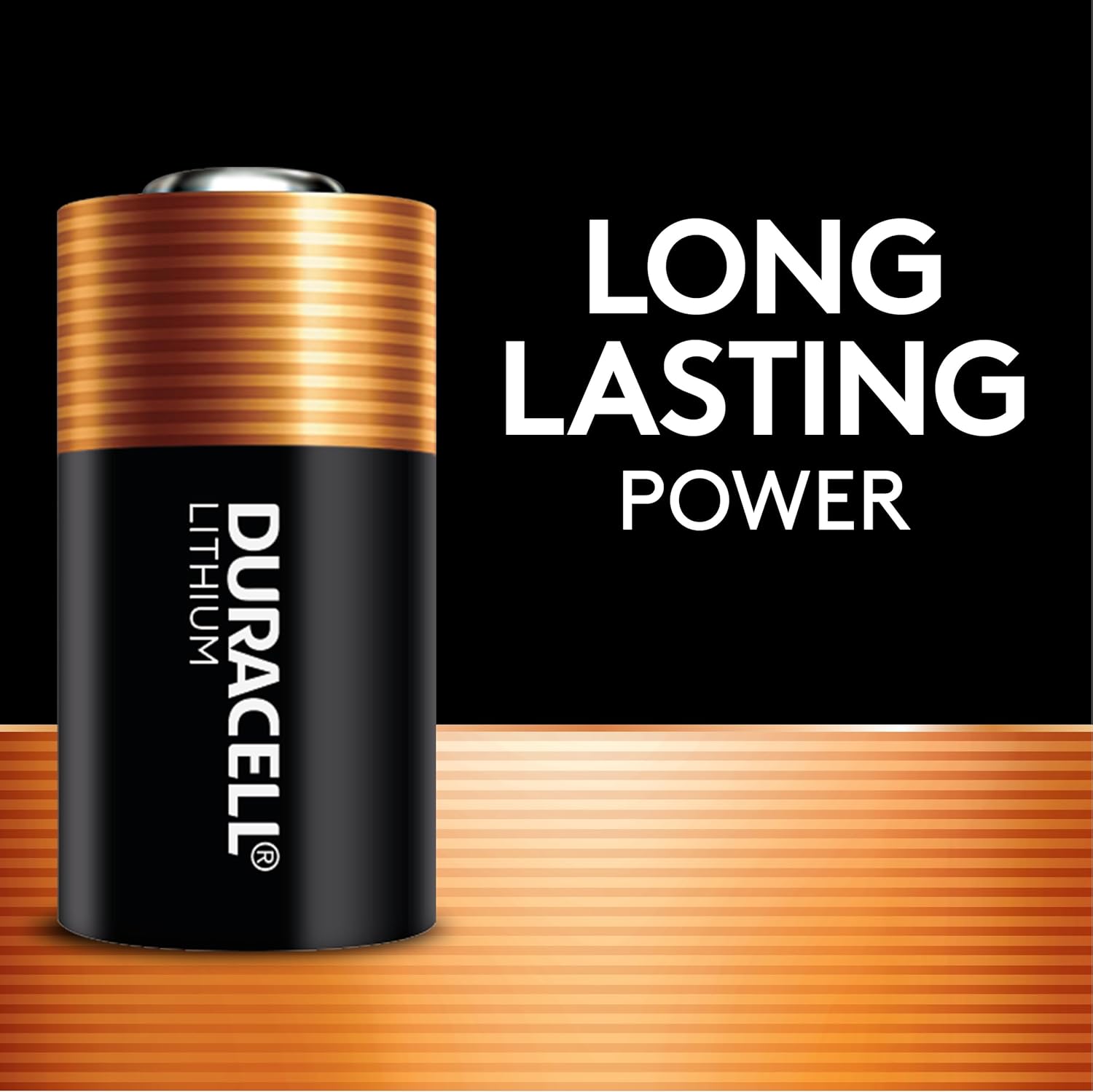 Duracell CR123A 3V Lithium Battery, 6 Count Pack, 123 3 Volt High Power Lithium Battery, Long-Lasting for Home Safety and Security Devices, High-Intensity Flashlights, and Home Automation