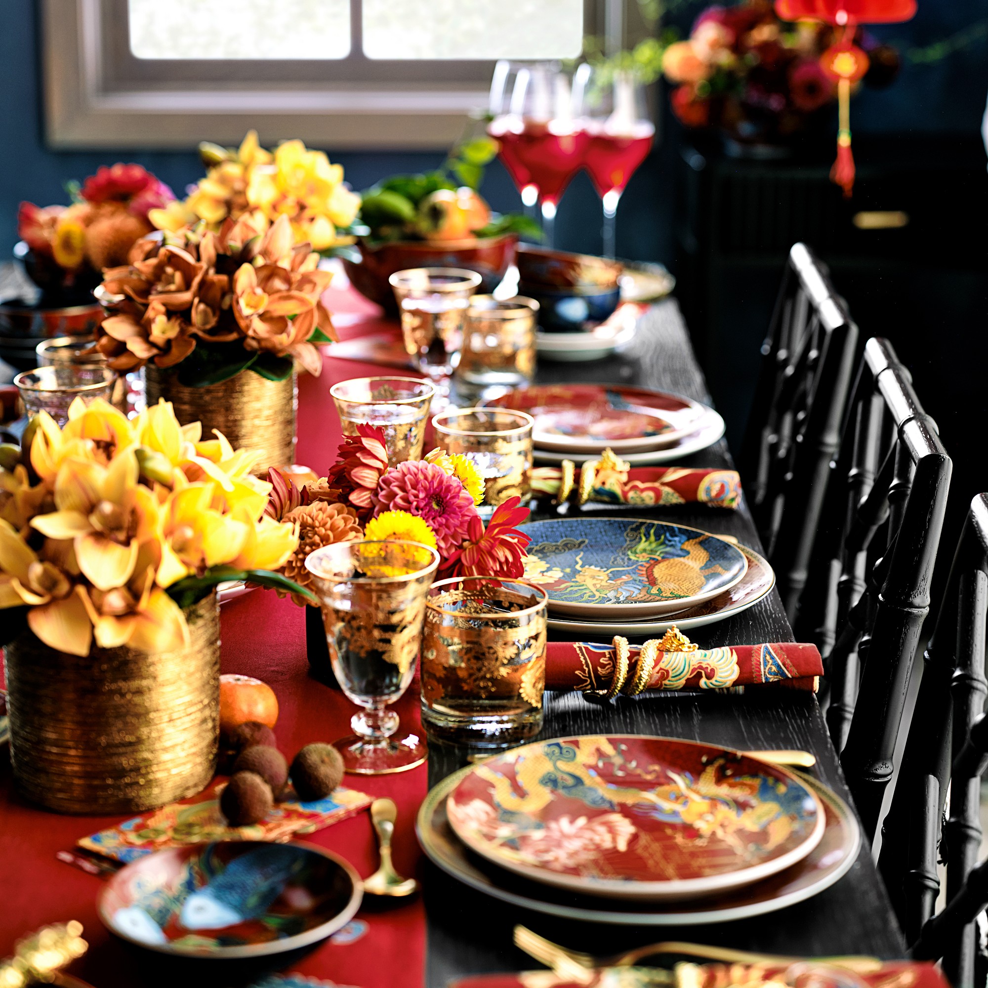 Dragon Napkin Rings, Set of 4