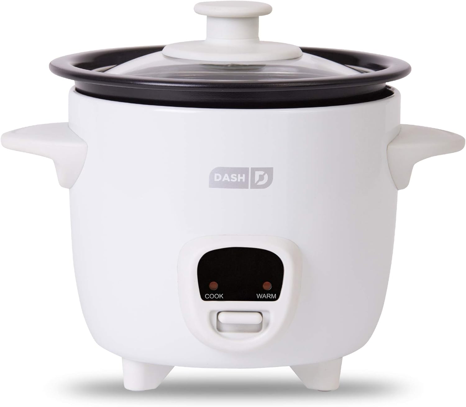 DASH Mini Rice Cooker Steamer with Removable Nonstick Pot, Keep Warm Function & Recipe Guide, .5 Quart, for Soups, Stews, Grains & Oatmeal - Aqua