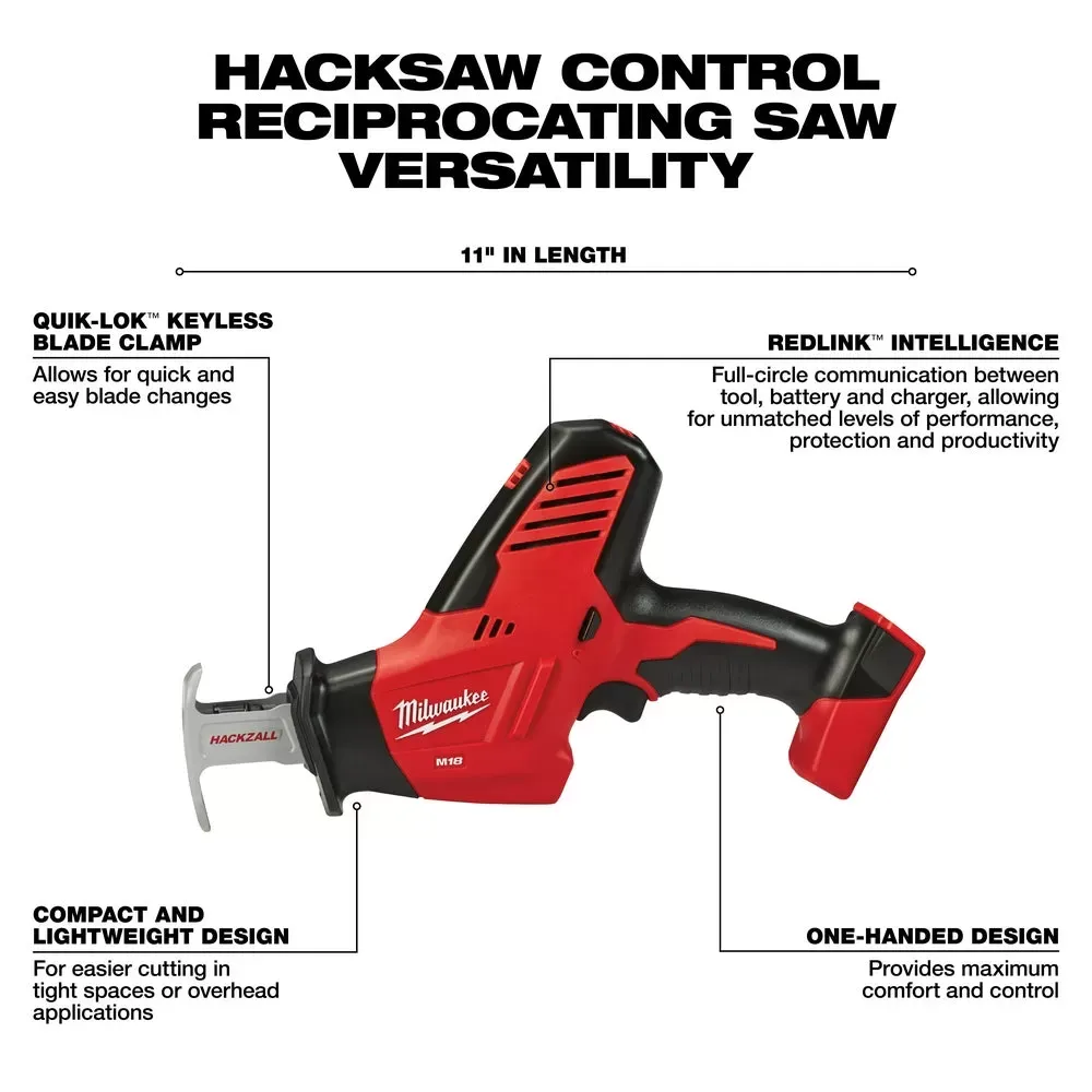 Milwaukee 2695-24 M18 18V Cordless Power Lithium-Ion 4-Tool Combo Kit