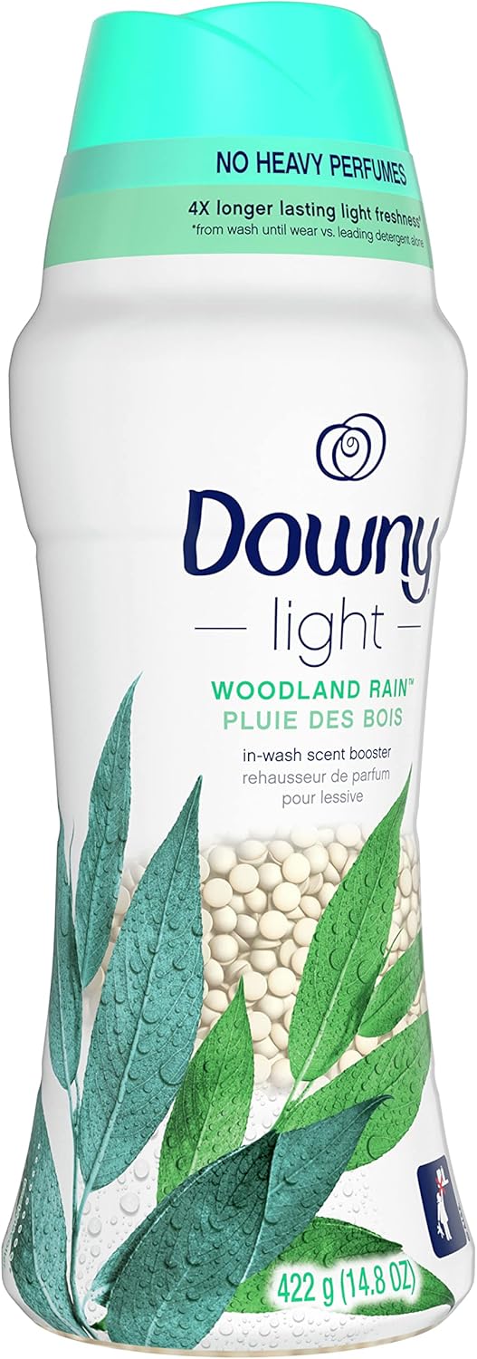 Downy Light In Wash Scent Booster Beads, Ocean Mist Scent, 24 oz, Downy Scent Booster Beads, Laundry Beads, No Heavy Perfumes