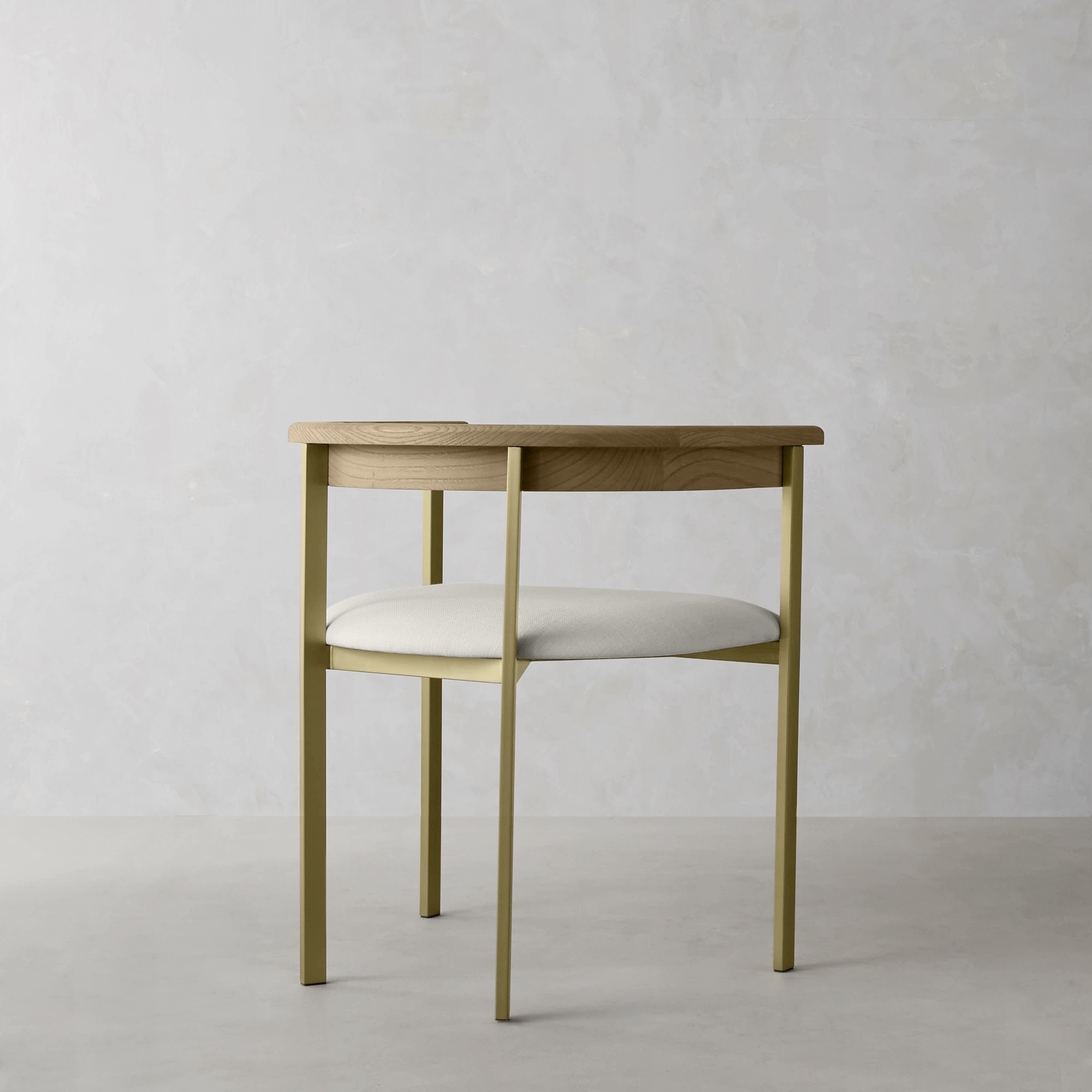 Tulip Upholstered Dining Armchair