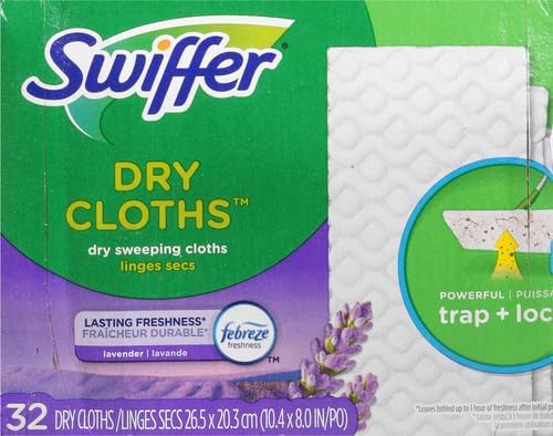 Swiffer Sweeper Dry Sweeping Cloth Refills, Gain Original, 32 Count