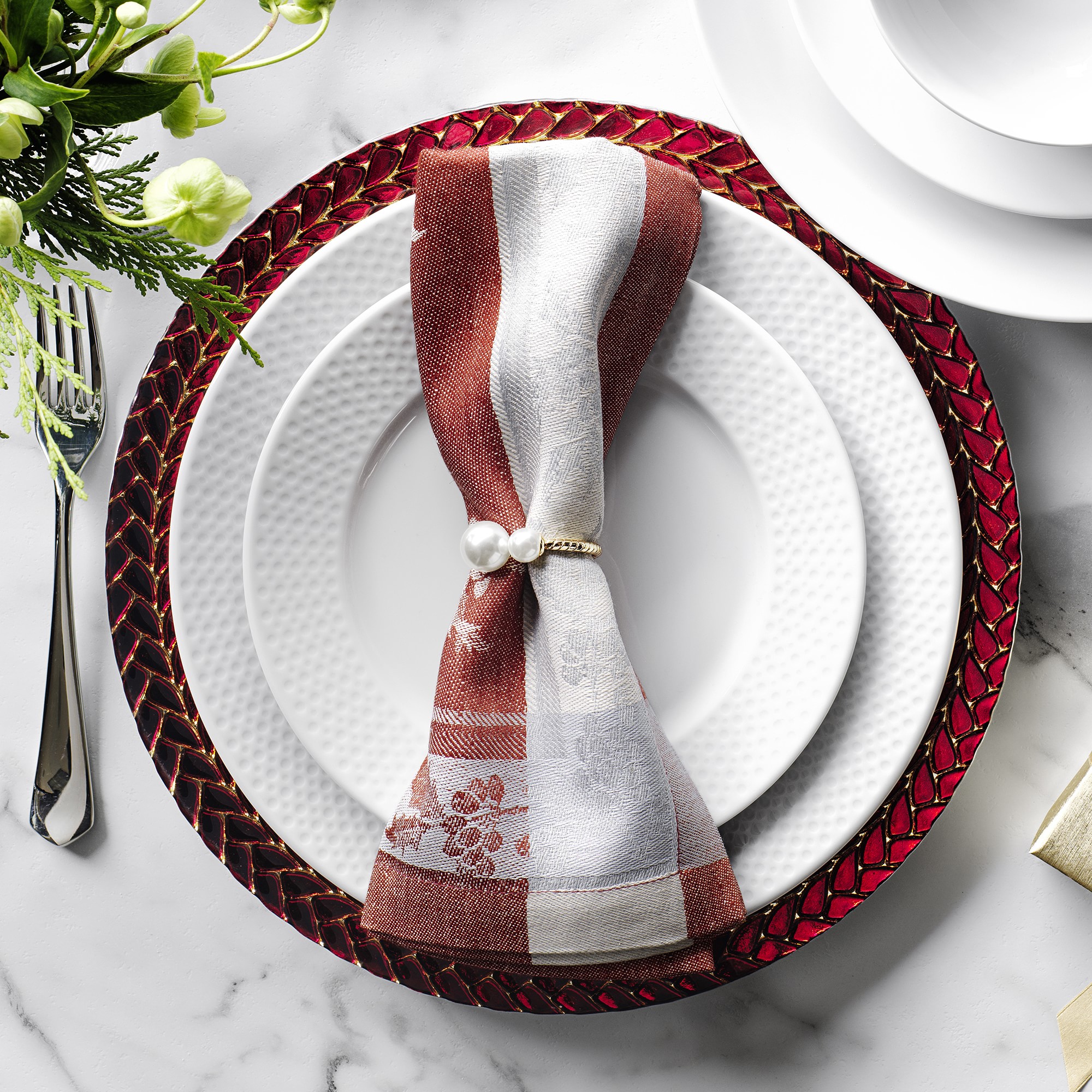 Pillivuyt Perle Porcelain Salad Plates