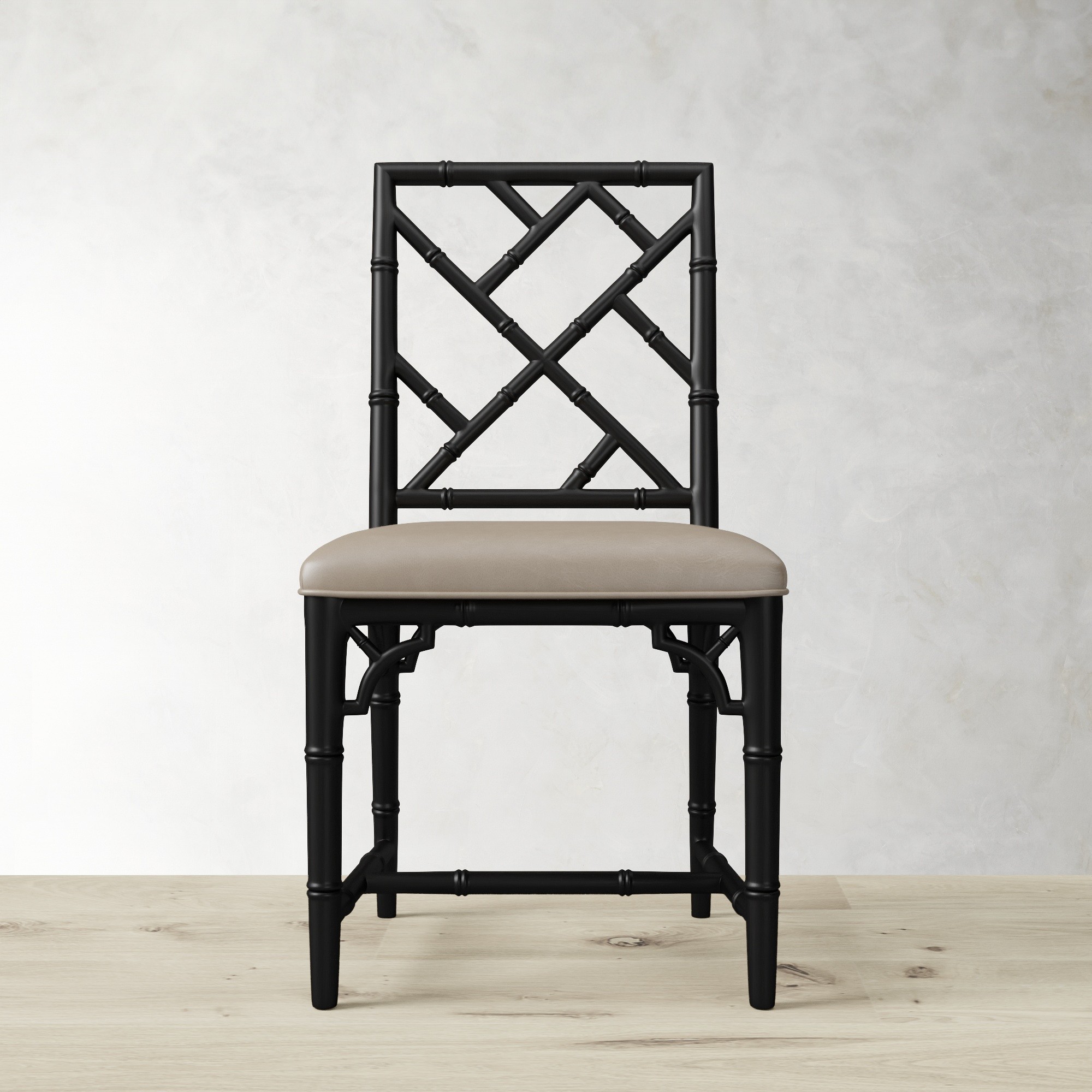Chippendale Upholstered Bistro Side Chair