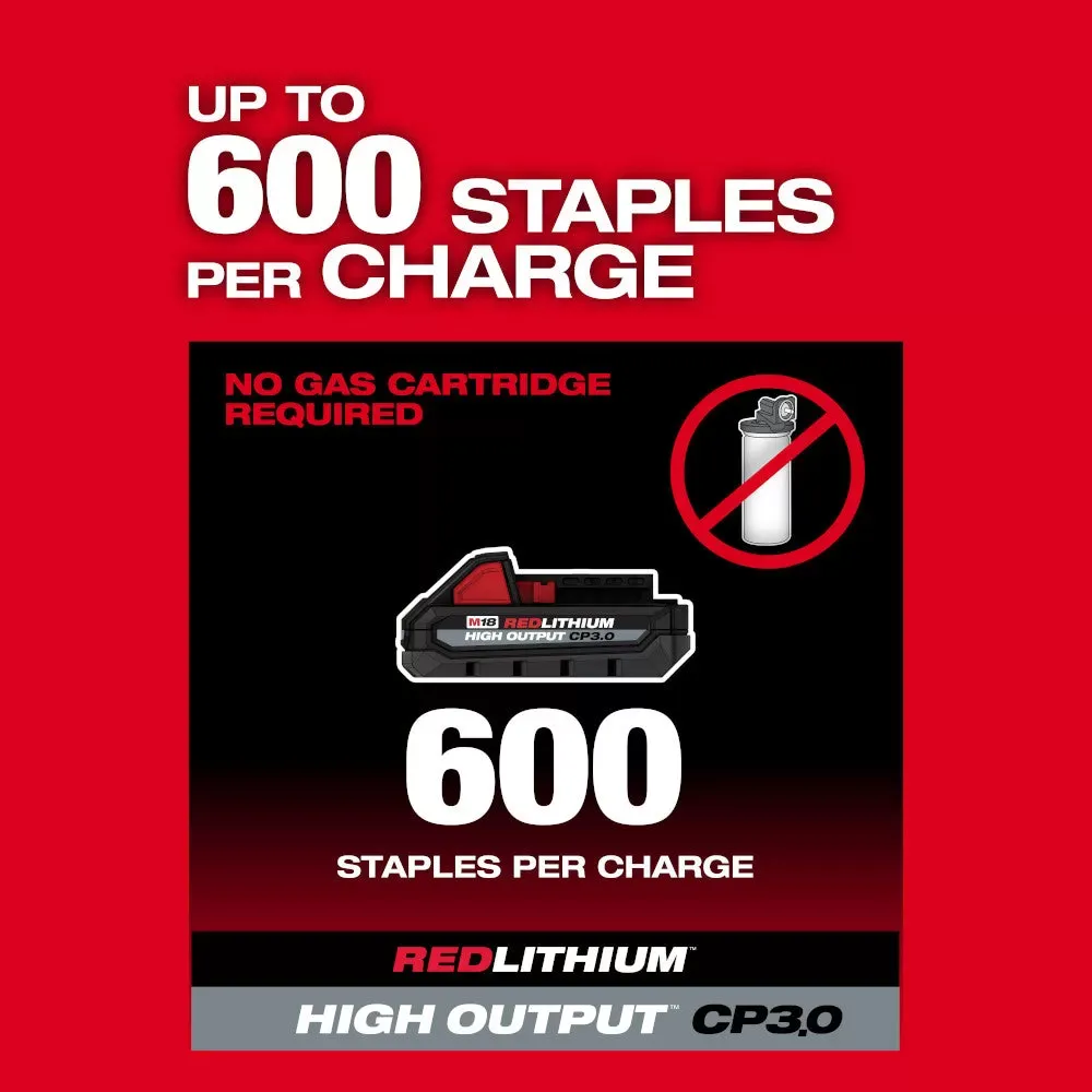 Milwaukee 2843-20 M18 18V FUEL Li-Ion Utility Fencing Stapler - Bare Tool