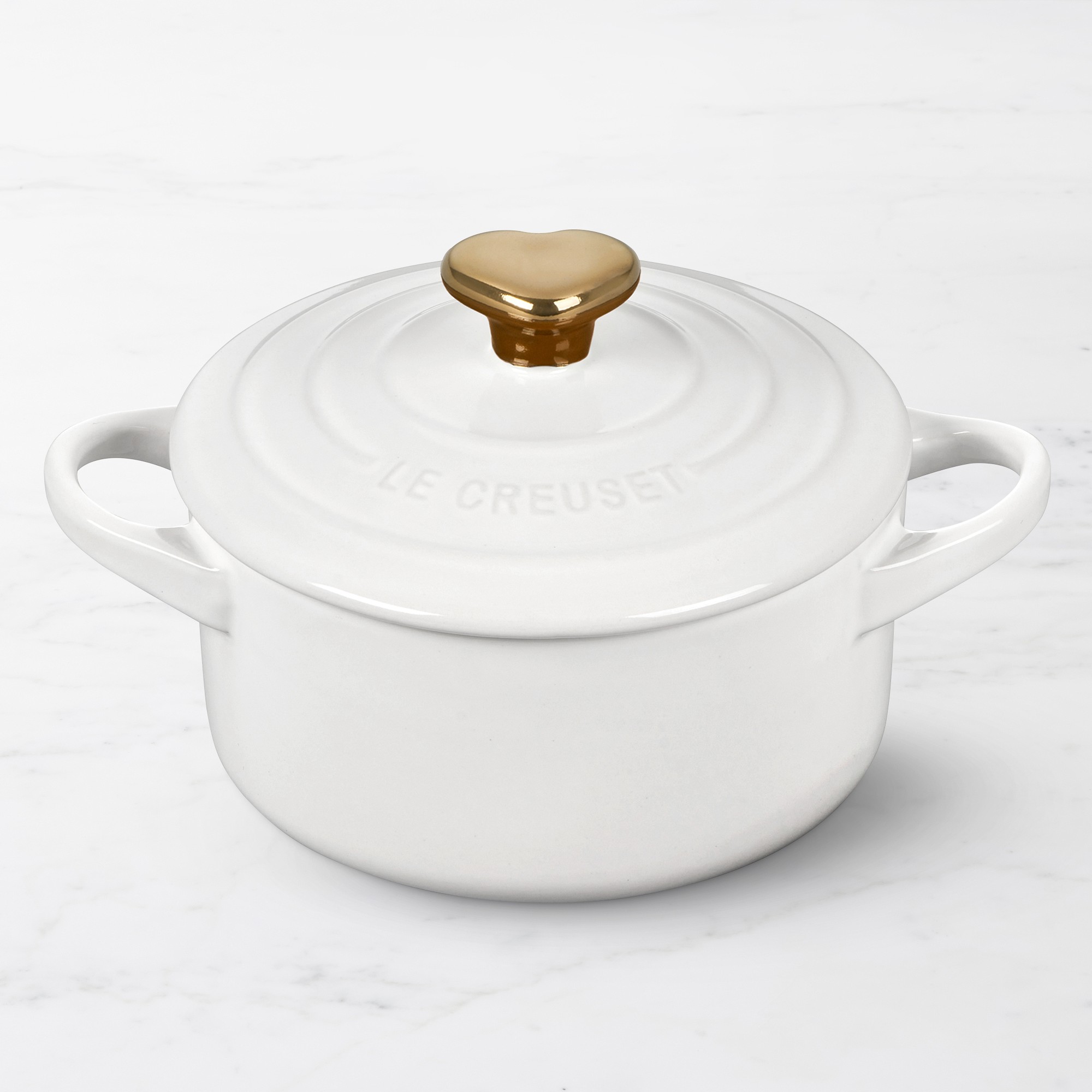 Le Creuset Mini Cocotte with Heart Knob, 8-Oz.