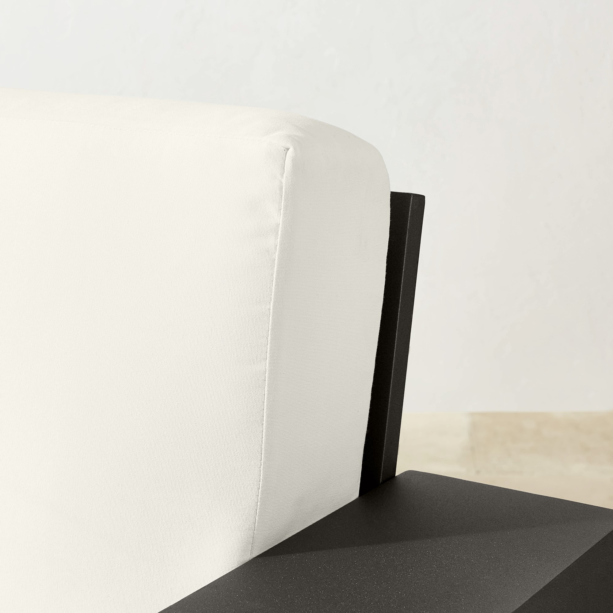 Larnaca Outdoor Slate Grey Metal Sofa (96