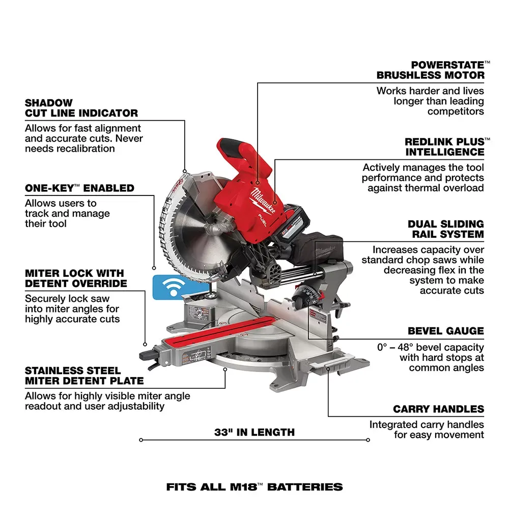 Milwaukee 2739-21HD M18 FUEL 18V 12