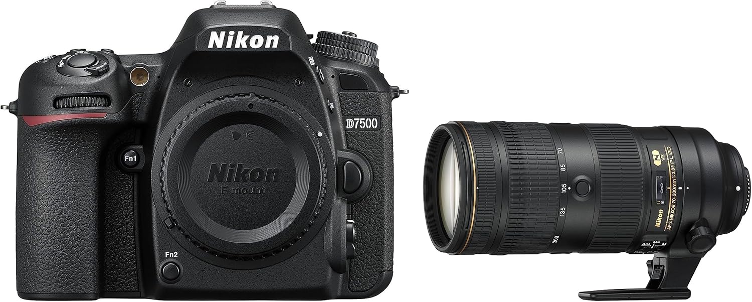 Nikon D7500 20.9MP DSLR Camera with AF-S DX NIKKOR 18-140mm f/3.5-5.6G ED VR Lens, Black