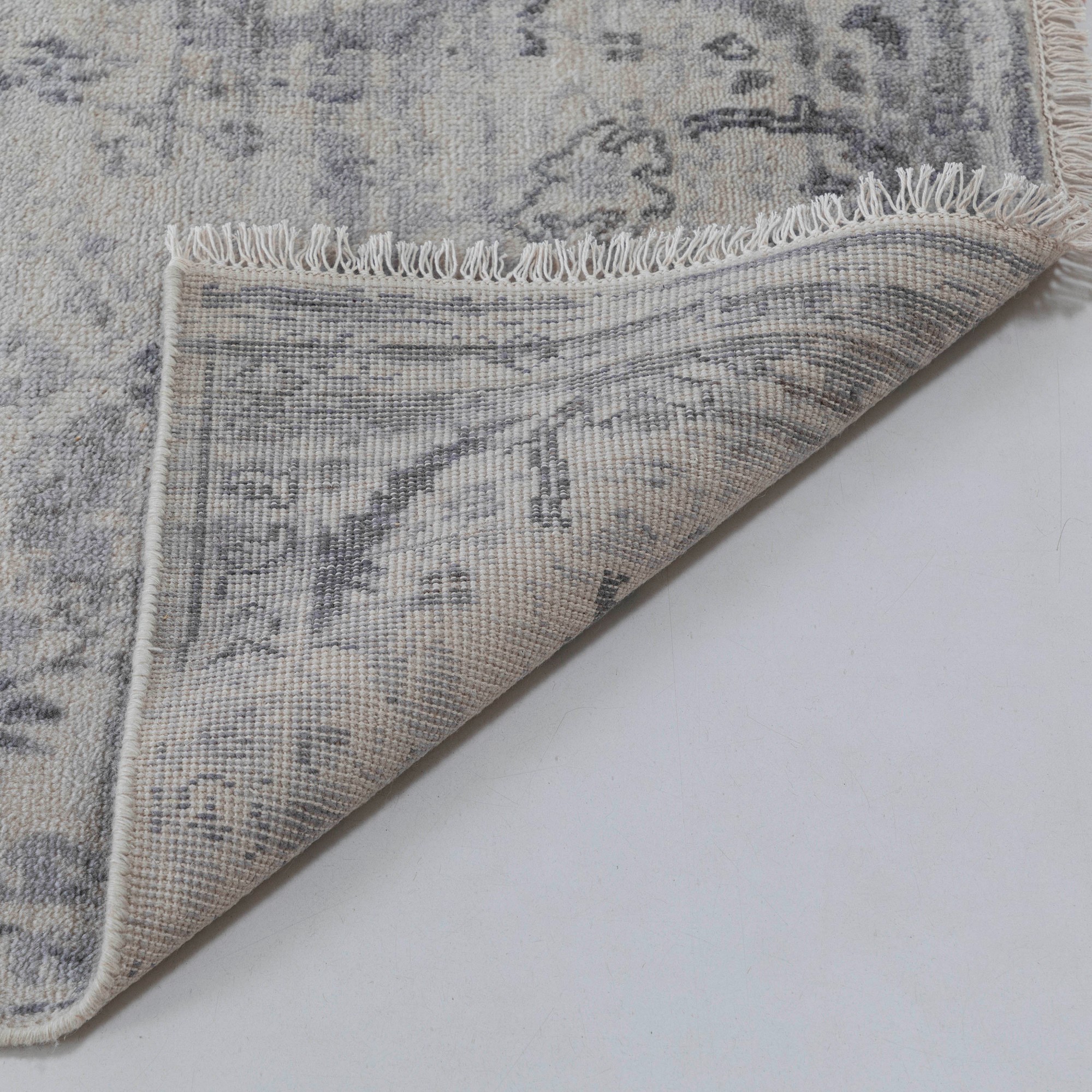 Broken Floral Hand Knotted Rug