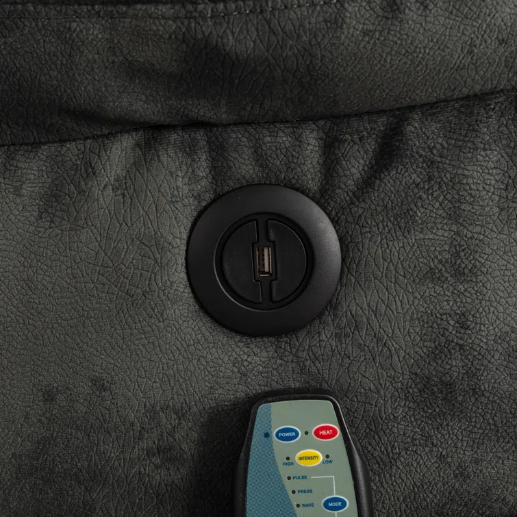 41'' Oversized Power Lift Chair - Heated Massage Electric Recliner with Super Soft Padding