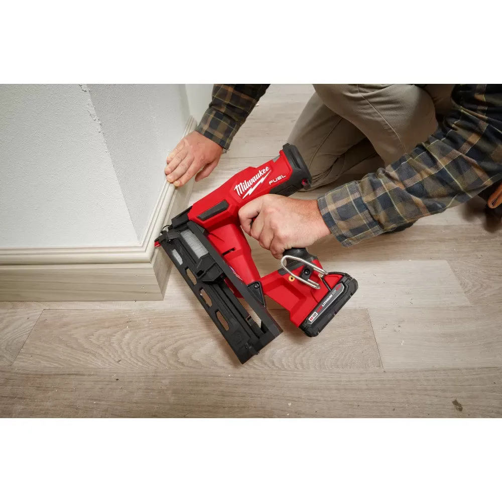 Milwaukee 2841-20 M18 FUEL Ergonomic 16 Gauge Angled Finish Nailer - Bare Tool