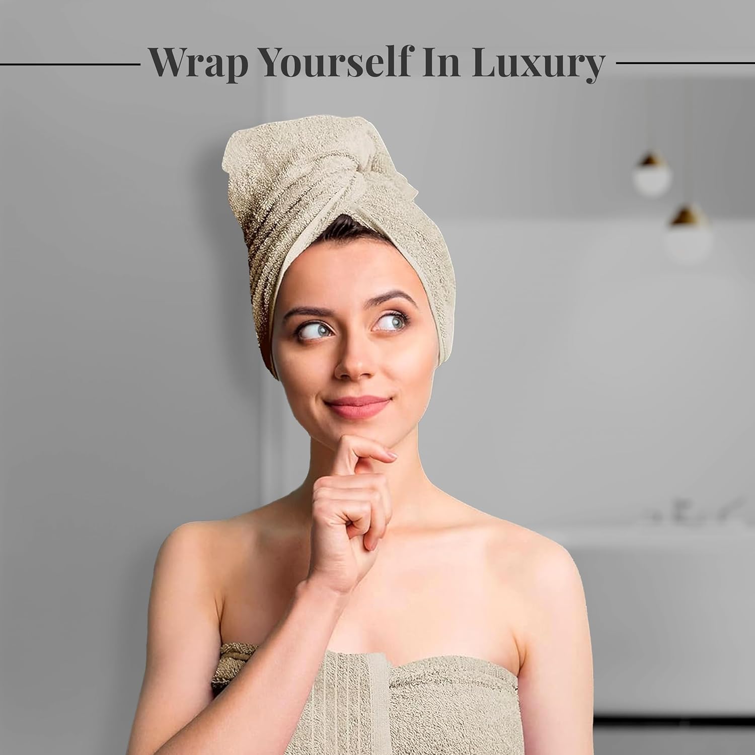 Tens Towels Extra Large Bath Towels 30 x 60 Inches, 100% Cotton, Larger & Lighter, Quicker to Dry, Lighter Weight, Super Soft and Absorbent, Perfect Bathroom Towels