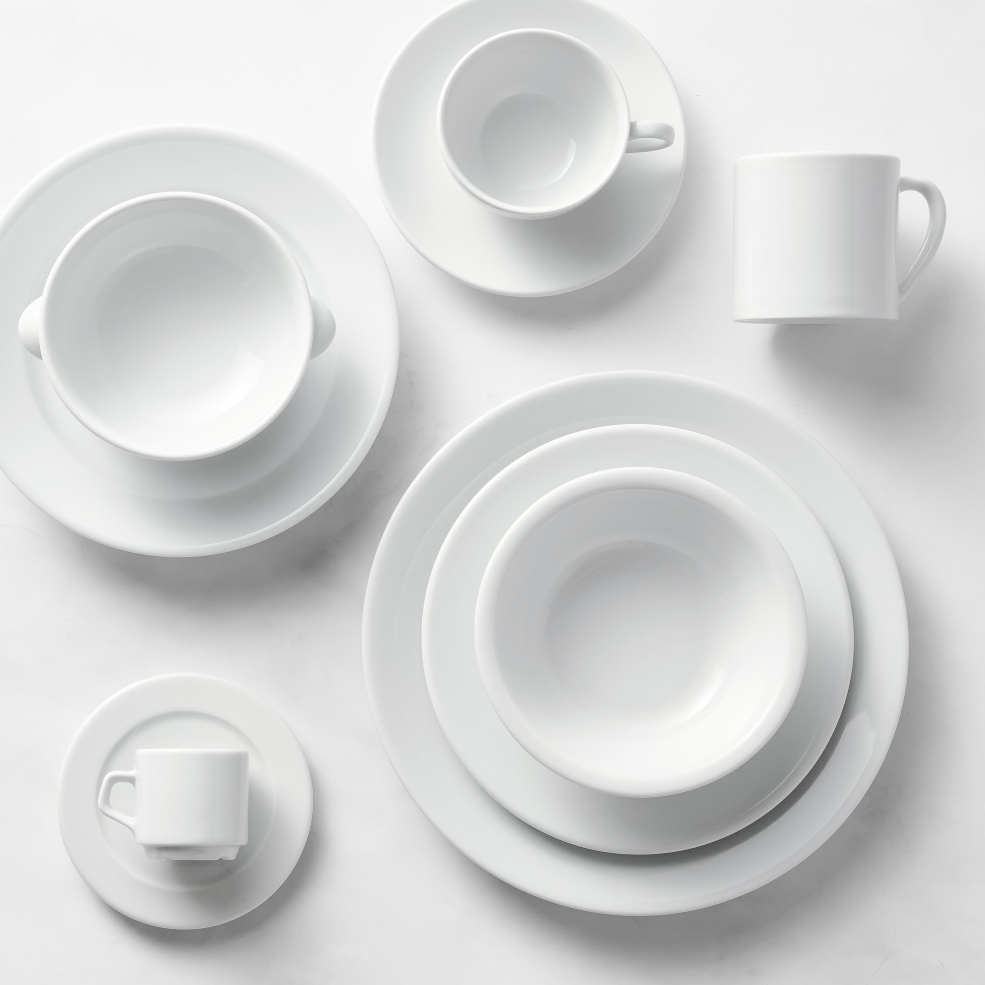 Apilco Tradition Bread & Butter Plates, Set of 4