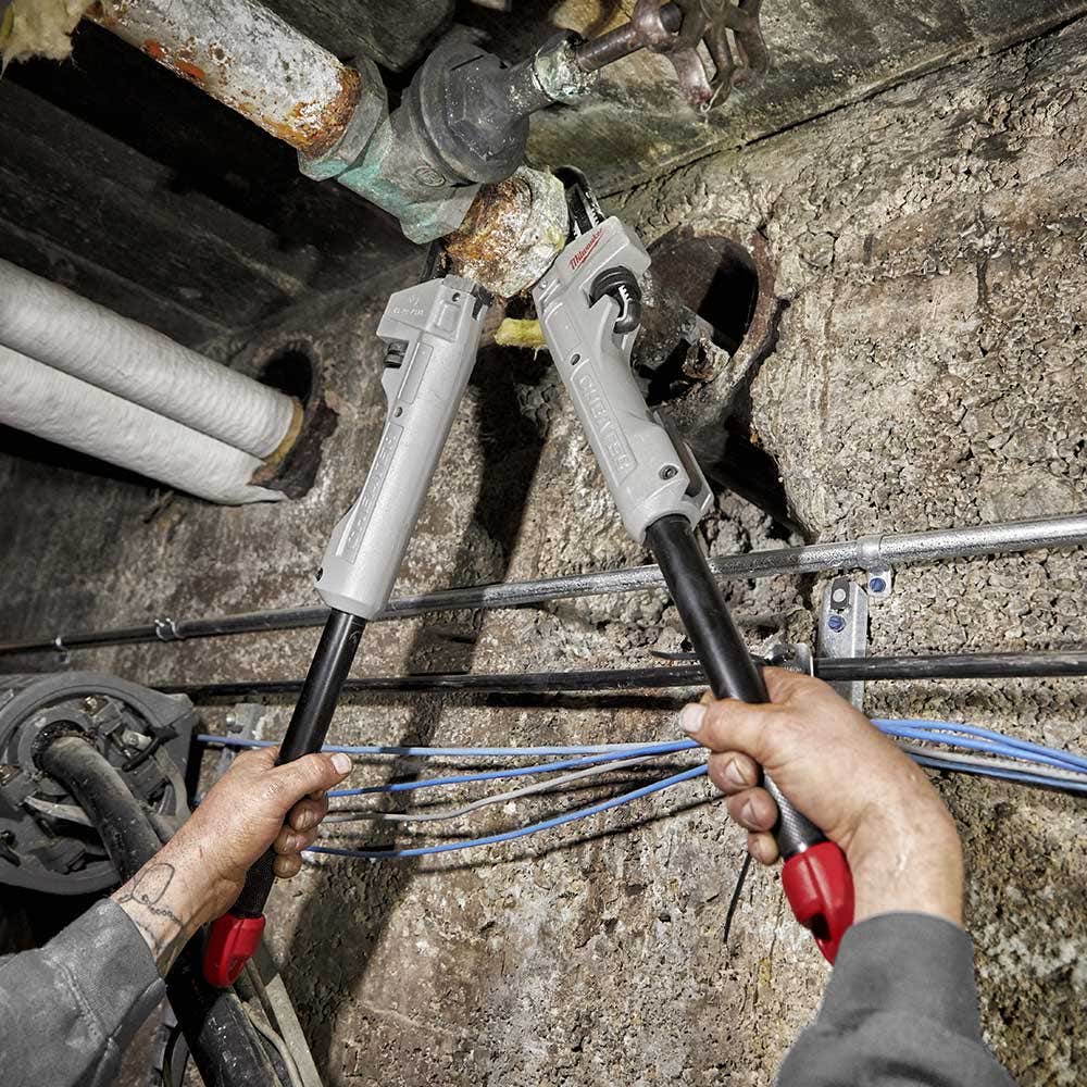 MILWAUKEE Cheater Aluminum Pipe Wrench 48227318