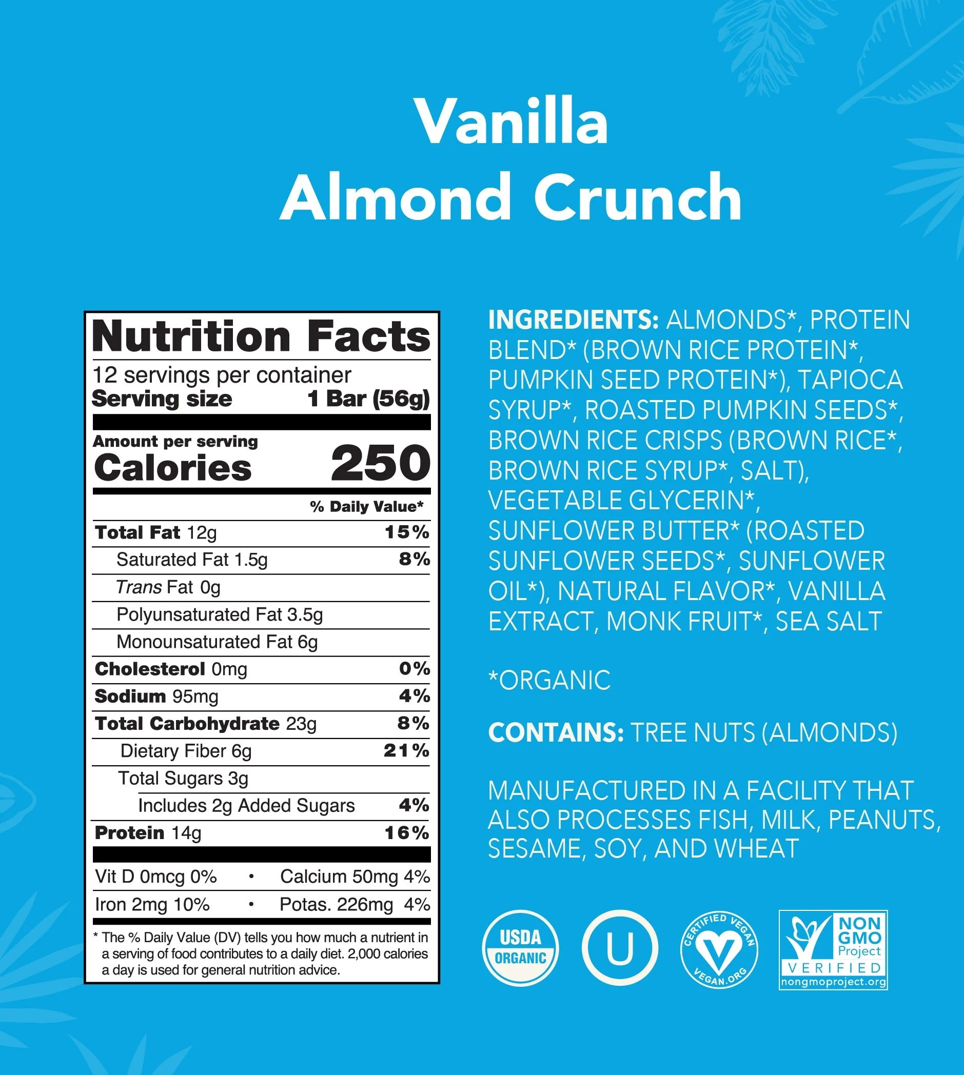 Vanilla Almond Crunch Protein Bar