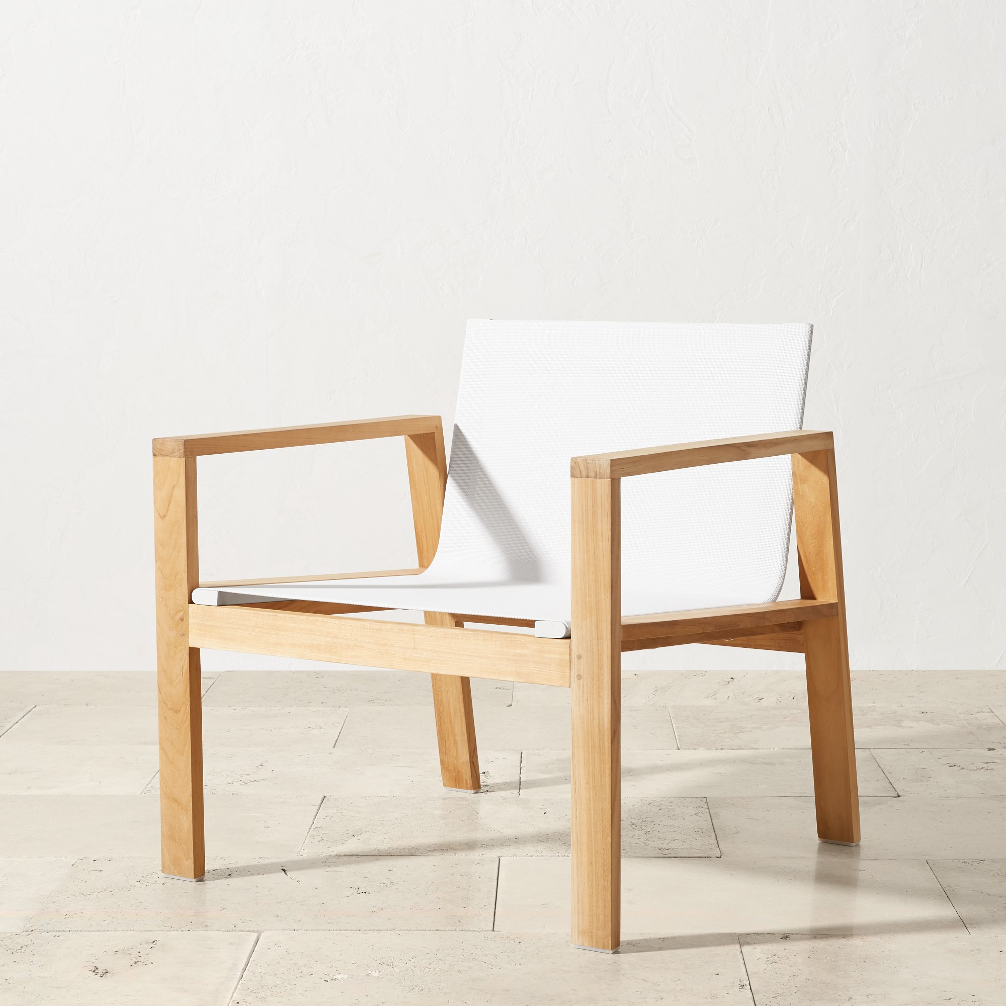 Santa Barbara Outdoor Natural Teak Club Chair