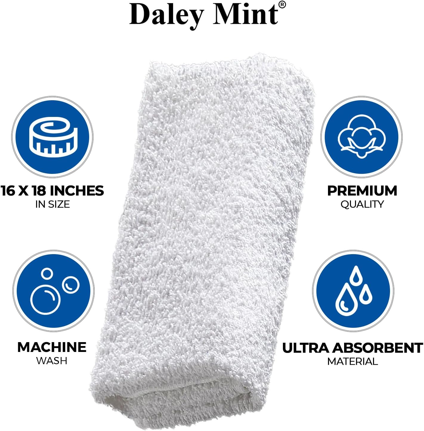 Towel + 2 Disinfecting Bleach Cleaners, 43oz | Effective Bleach Cleaner Concentrate for Home - Bulk Refill for Laundry, Linens, Floors, Bathroom, Tile