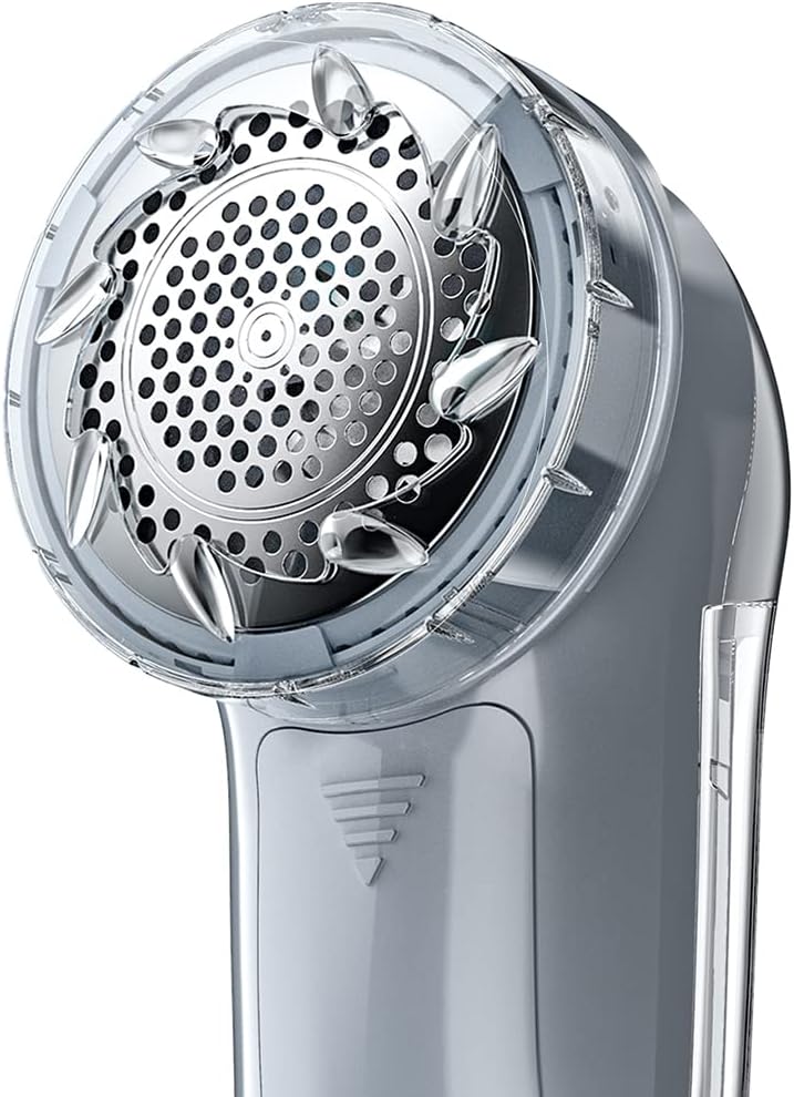 Bymore Fabric Shaver, Lint Remover, Lint Shaver Defuzzer Sweater Shaver for Clothes and Furniture AC Adapter or Battery Operated Pill Fuzz Remover