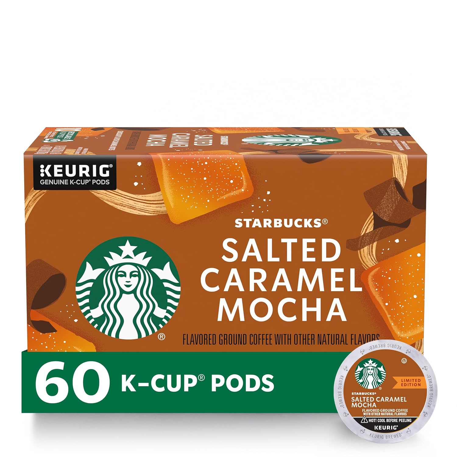 Starbucks K-Cup Coffee Pods, Medium Roast Coffee, Pike Place Roast for Keurig Brewers, 100% Arabica, 4 boxes (96 pods total)