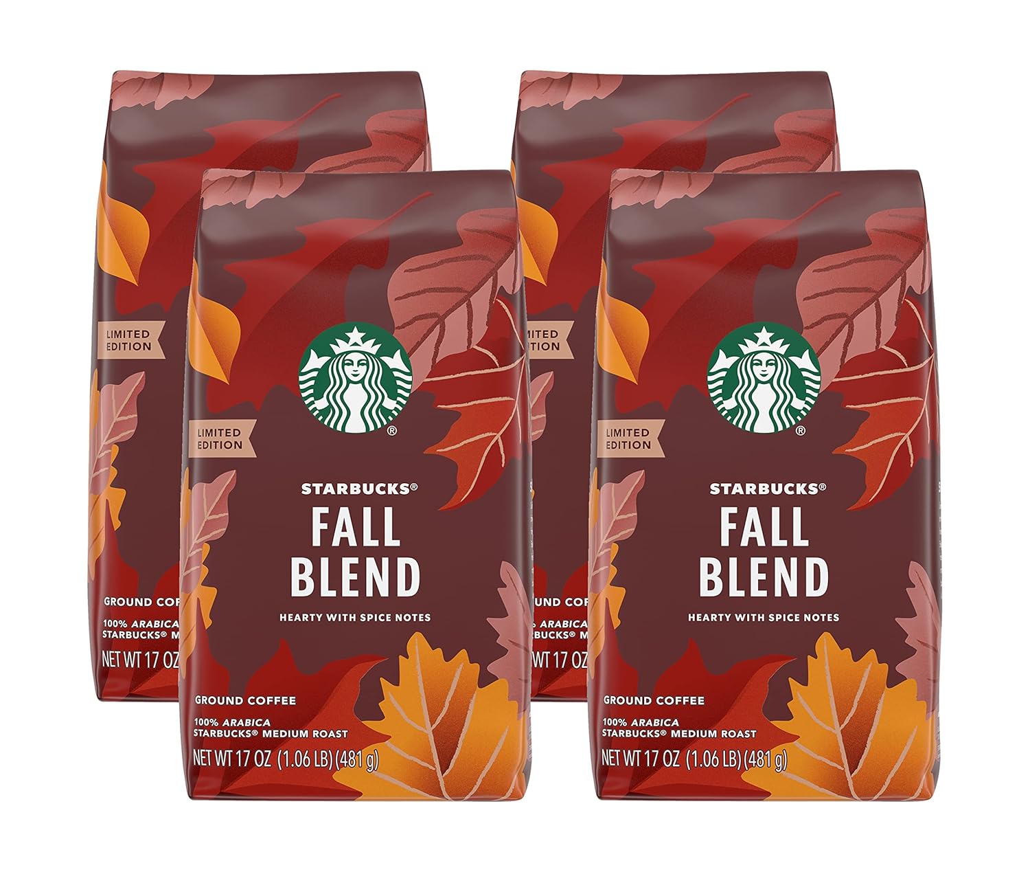 Starbucks Ground Coffee, Medium Roast Coffee, Pike Place Roast, 100% Arabica, 1 Bag (28 Oz)