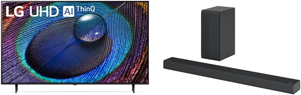 LG 50-Inch Class UR9000 Series Alexa Built-in 4K Smart TV (3840 x 2160),Bluetooth, Wi-Fi, USB, Ethernet, HDMI 60Hz Refresh Rate, AI-Powered 4K,Black