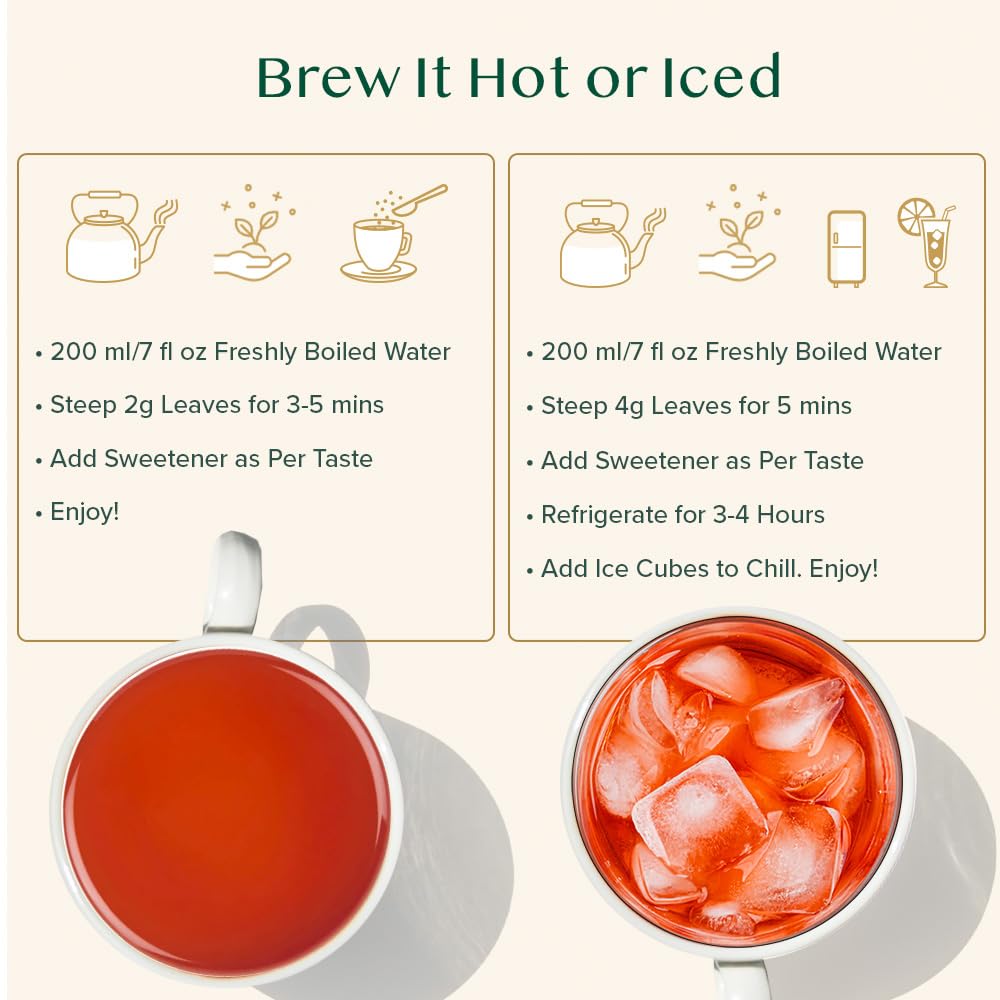 VAHDAM, Organic Turmeric Ginger Herbal Tea Bags (100 Pyramid Tea Bags) Caffeine Free, Non GMO, Gluten Free | 100% Pure Herbal Blend - Savory & Spicy | Plant-Based Tea Bags | Resealable Ziplock Pouch