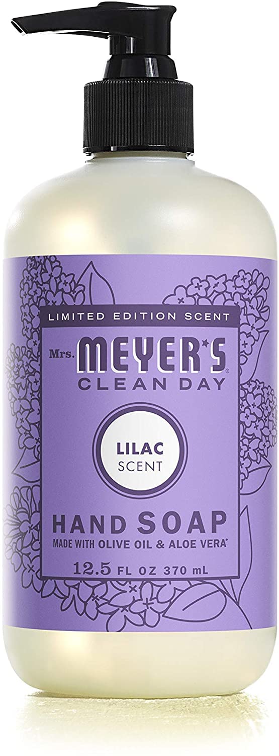 MRS. MEYER'S CLEAN DAY Hand Soap, Made with Essential Oils, Biodegradable Formula, Honeysuckle, 12.5 fl. oz - Pack of 3