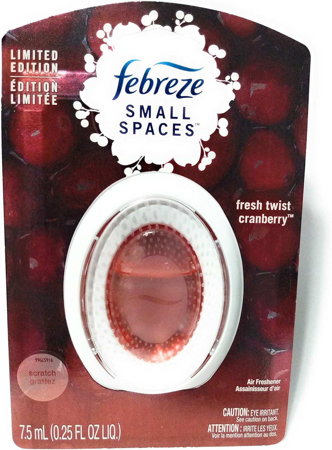Febreze Small Spaces Air Freshener Linen & Sky, .25 fl. oz., Pack of 4