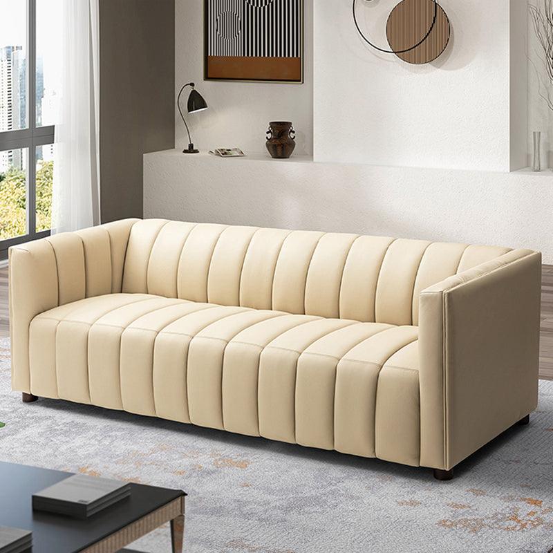 Rowan Genuine Leather Vinyl Office Sofa -83