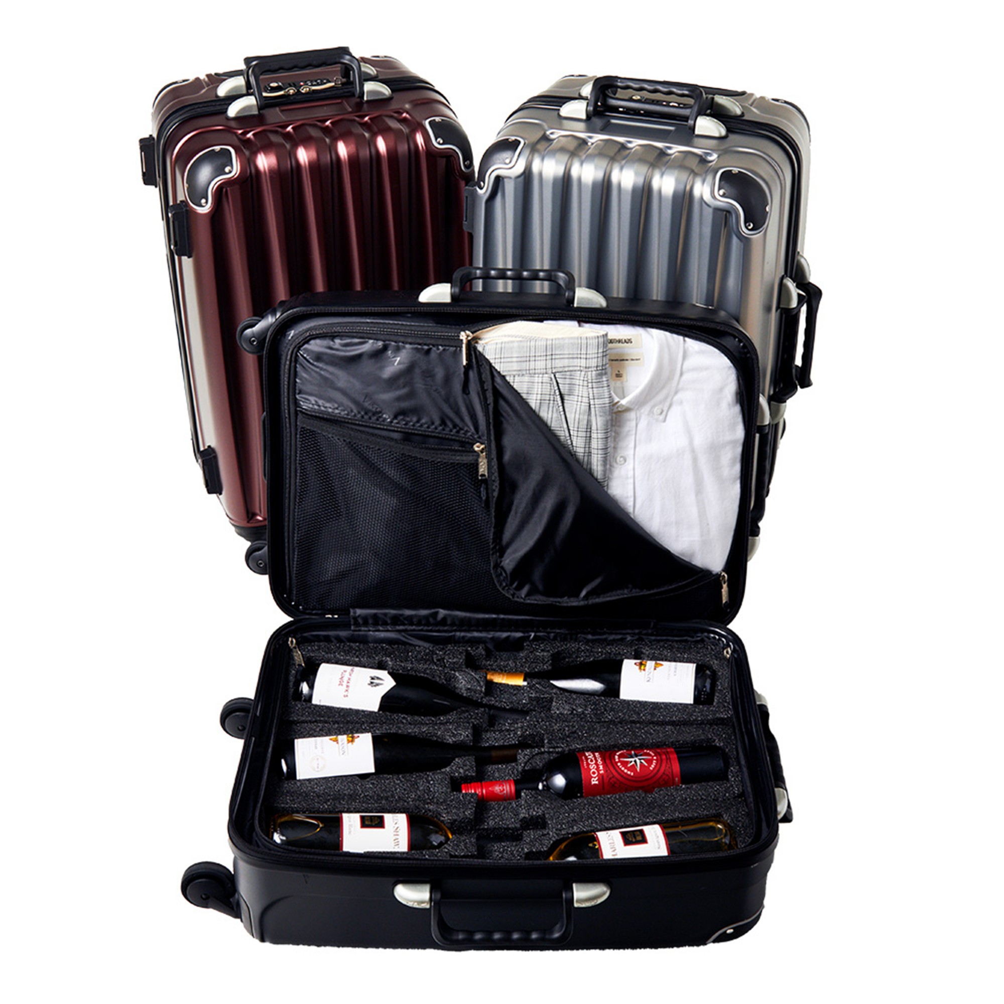 VinGardeValise Grande Wine Luggage, 12 Bottles