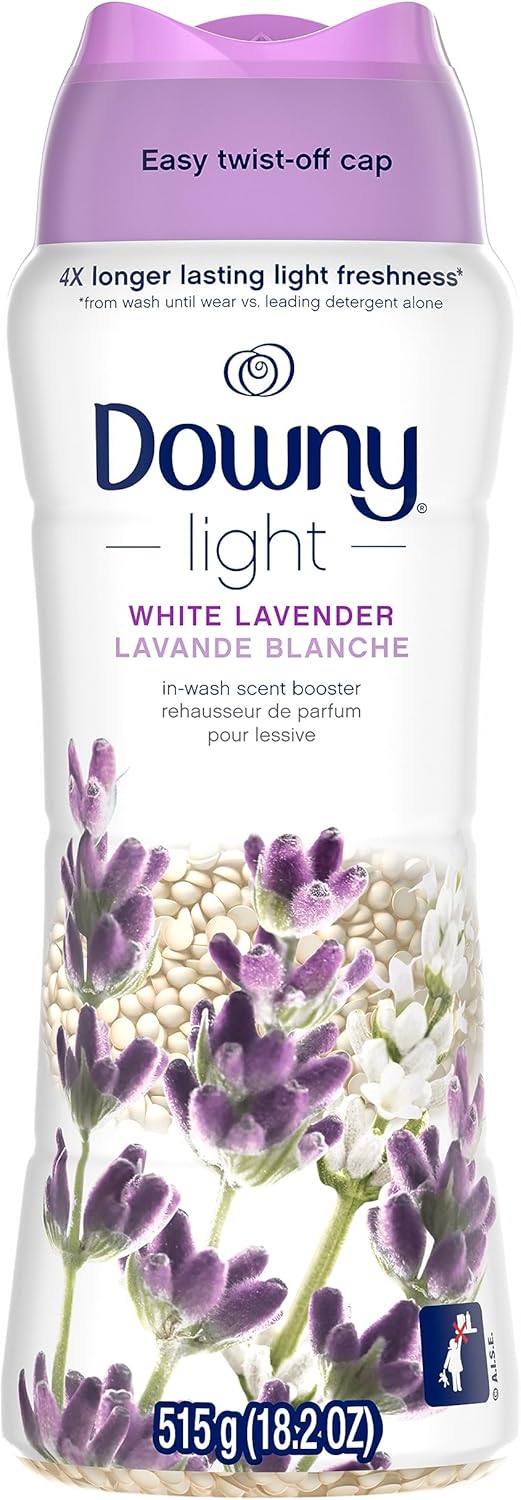 Downy Light In Wash Scent Booster Beads, Ocean Mist Scent, 24 oz, Downy Scent Booster Beads, Laundry Beads, No Heavy Perfumes
