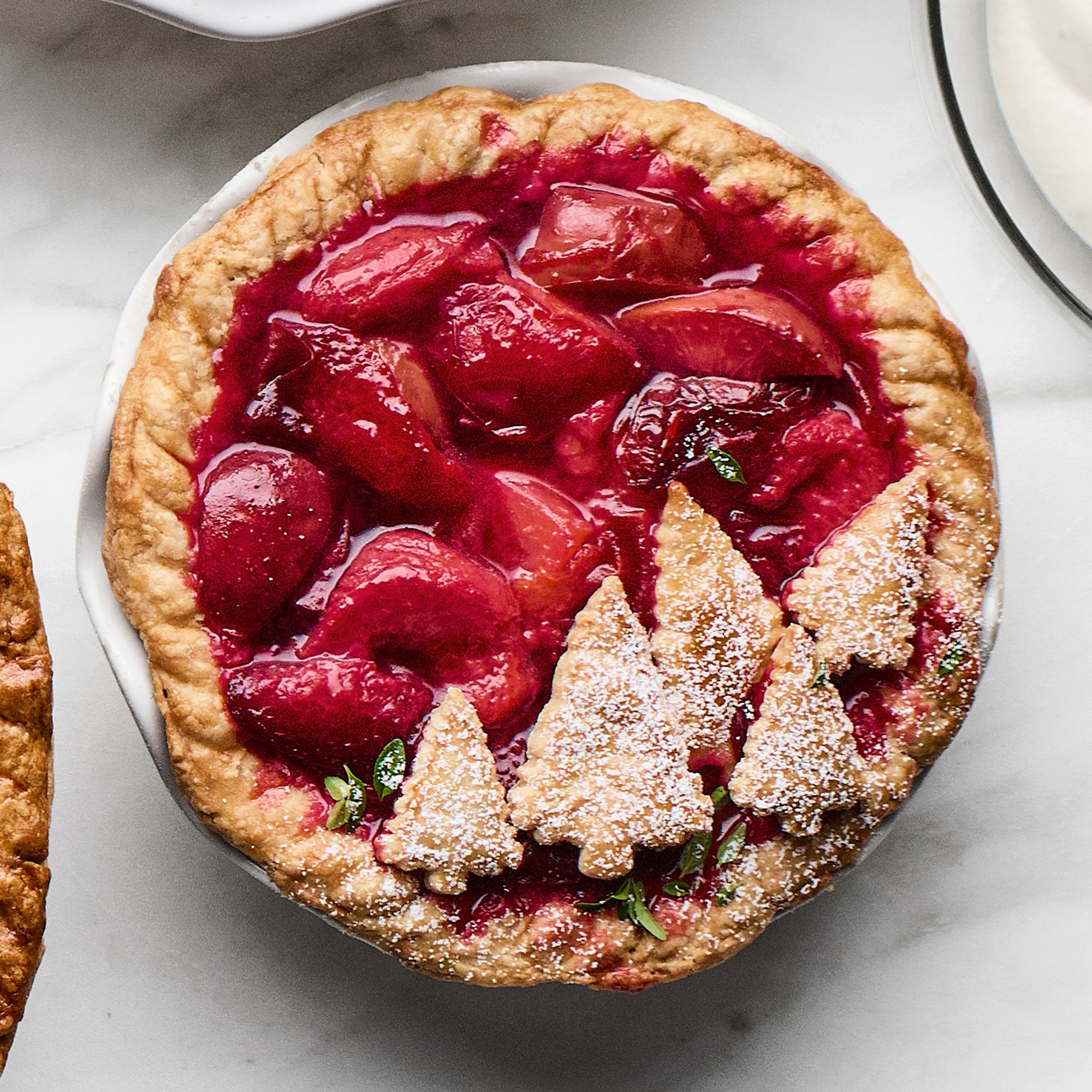 Williams Sonoma Holiday Twas Pie Punches, Set of 6