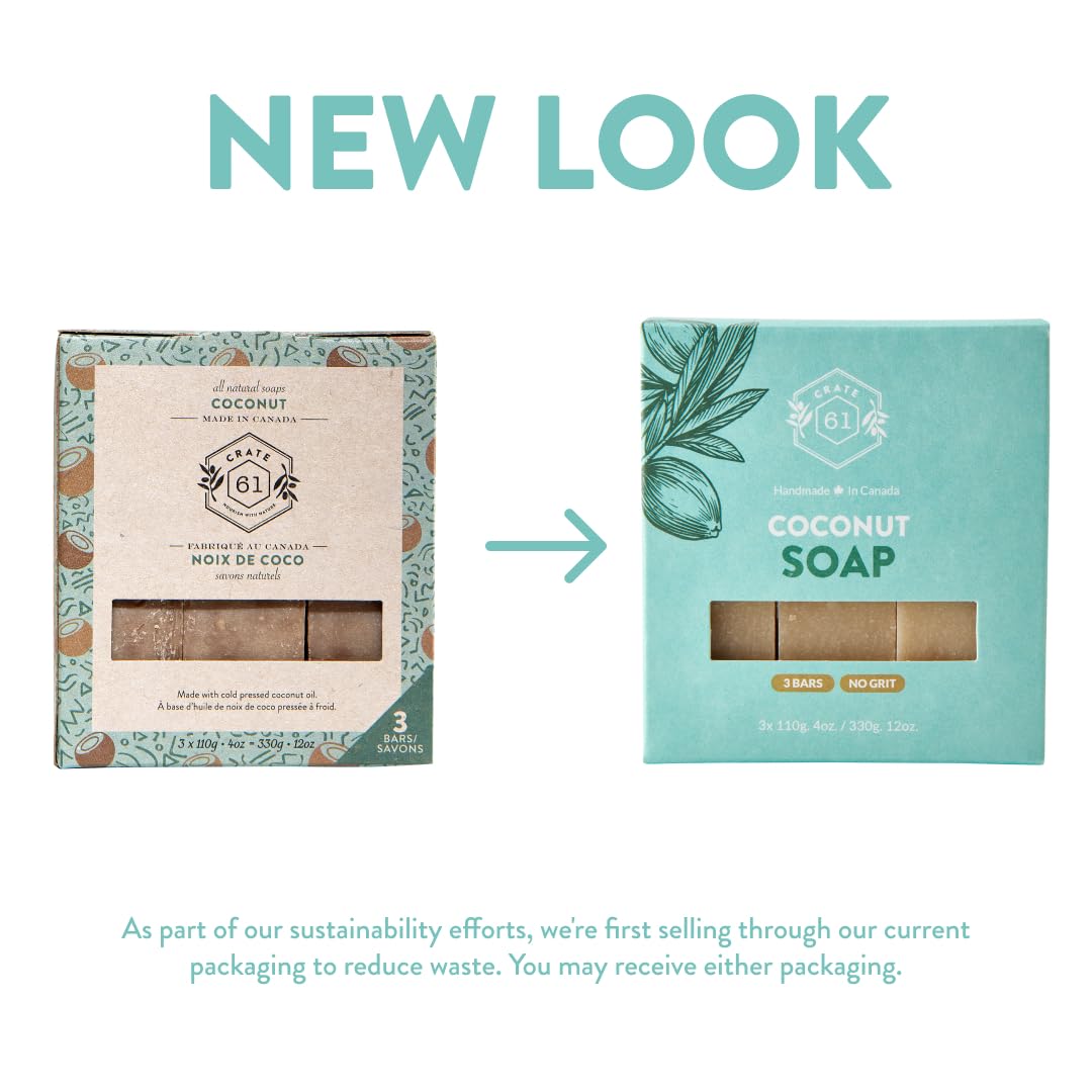 Handmade Vegan Natural Bar Soap Cold Pressed For Face And Body, With Premium Essential Oils, Eucalyptus & Peppermint For Men And Women 3 Pack (Lavender)