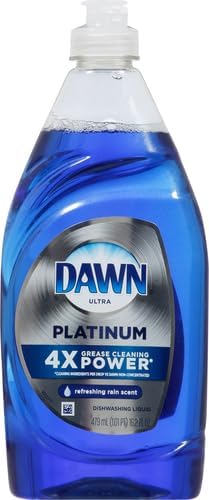 Dawn Platinum Dishwashing Liquid Dish Soap, Refreshing Rain Scent, 32.7 fl oz