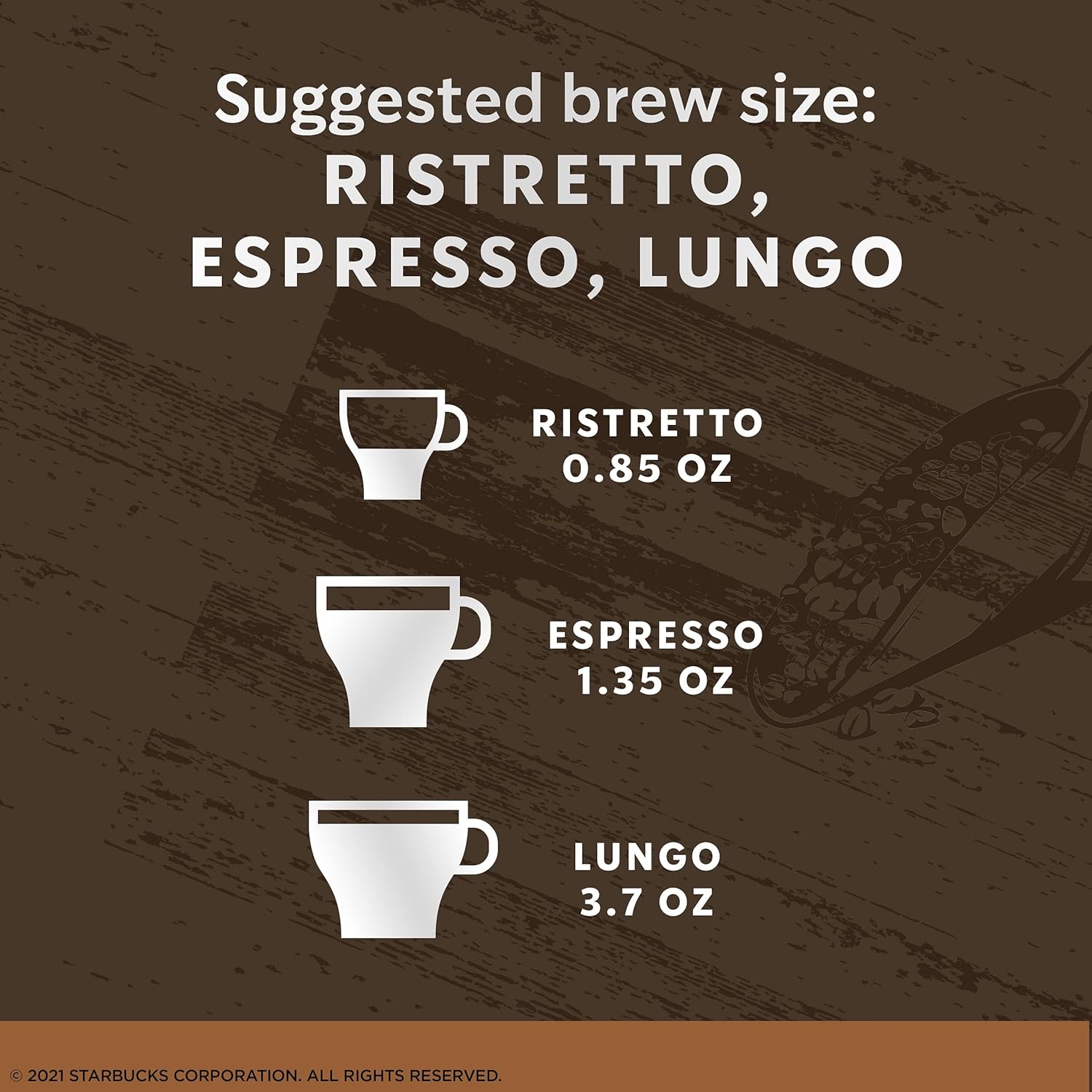 Starbucks by Nespresso Original Line Dark Roast Espresso, 50-count Espresso Pods