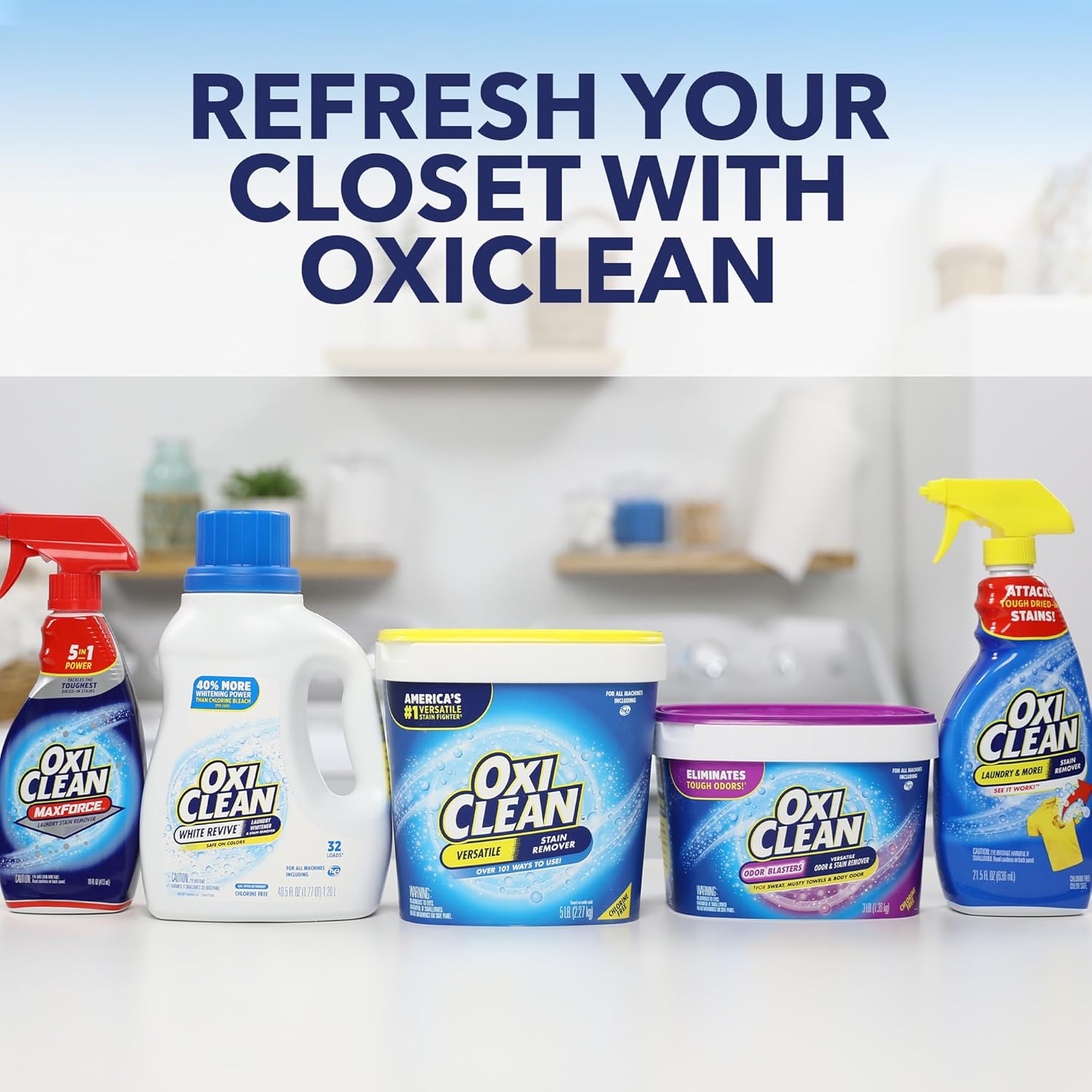 OxiClean Versatile Stain Remover Powder, 5 lb