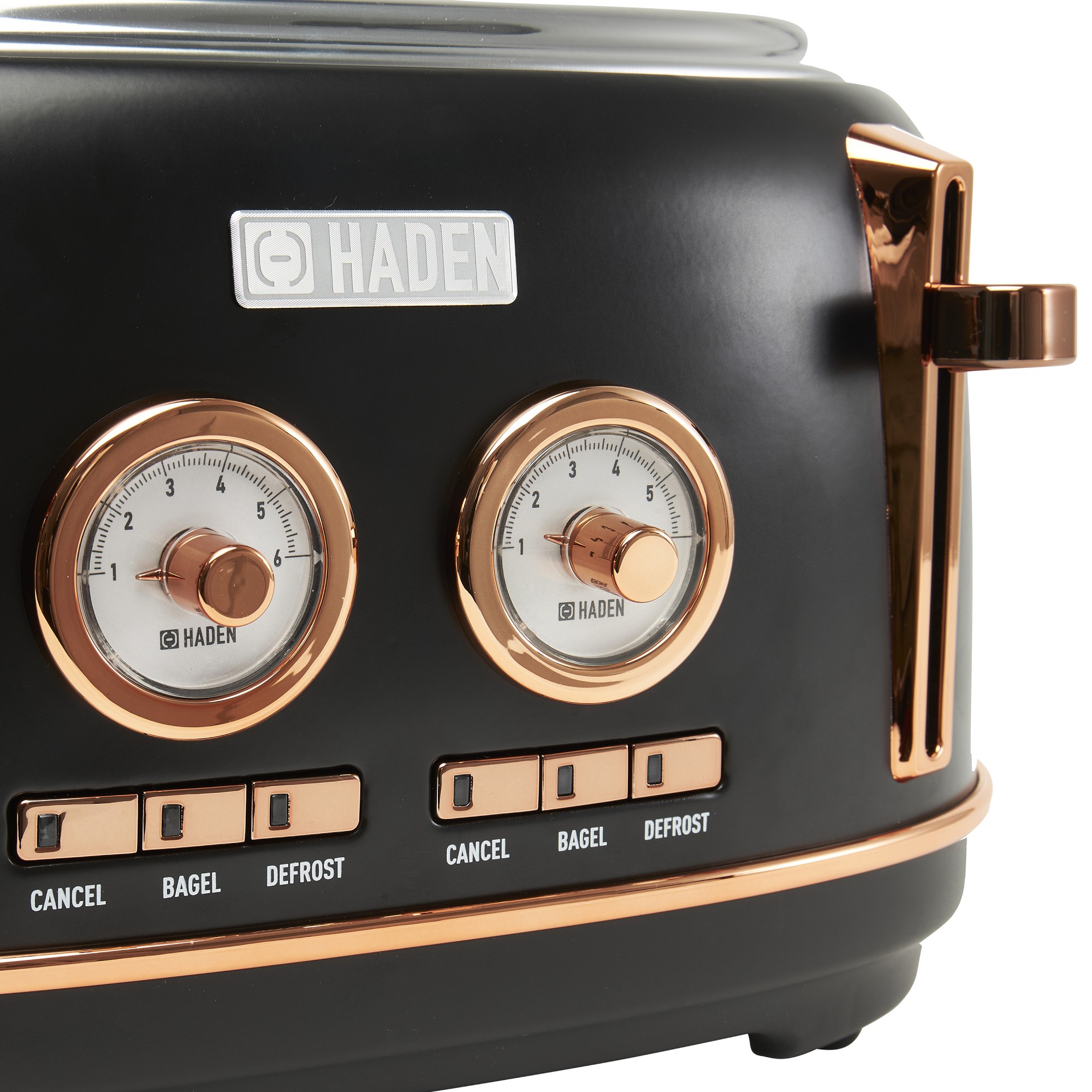 Haden Dorset 4-Slice Wide Slot Stainless-Steel Toaster