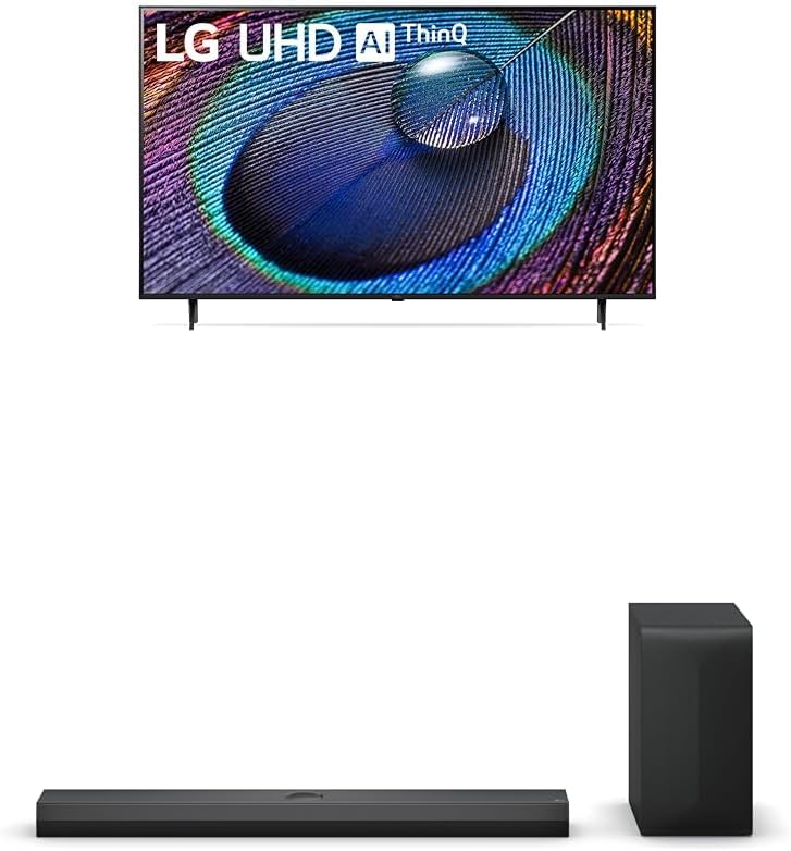 LG 50-Inch Class UR9000 Series Alexa Built-in 4K Smart TV (3840 x 2160),Bluetooth, Wi-Fi, USB, Ethernet, HDMI 60Hz Refresh Rate, AI-Powered 4K,Black