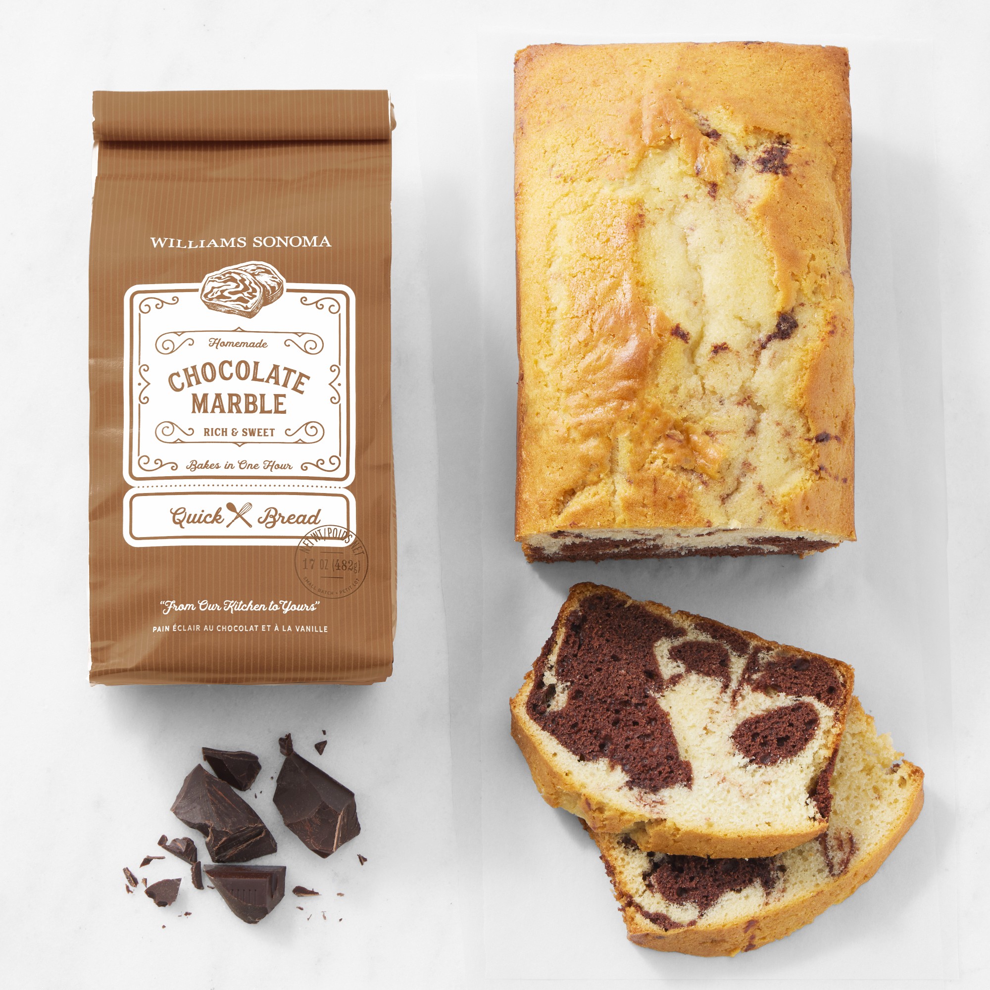 Williams Sonoma Quick Bread Mix, Chocolate Marble