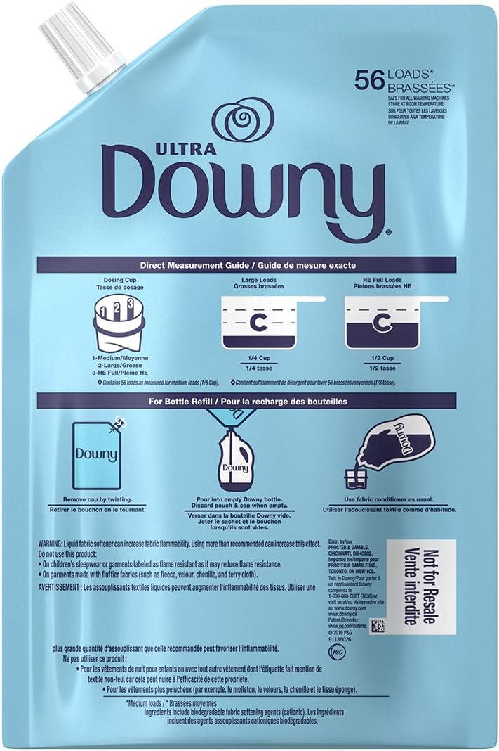 Downy Ultra Laundry Fabric Softener Liquid, April Fresh Scent, 168 Total Loads (Pack of 3)