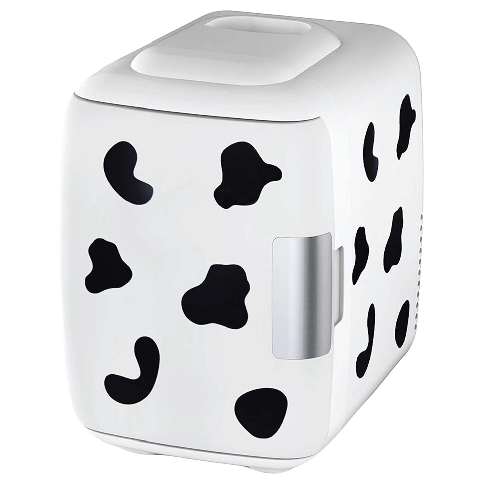 Cooluli Mini Fridge for Bedroom - Car, Office Desk & Dorm Room - Portable 4L/6 Can Electric Plug In Cooler & Warmer for Food, Drinks, Skincare Beauty & Makeup - 12v AC/DC & Exclusive USB Option, White