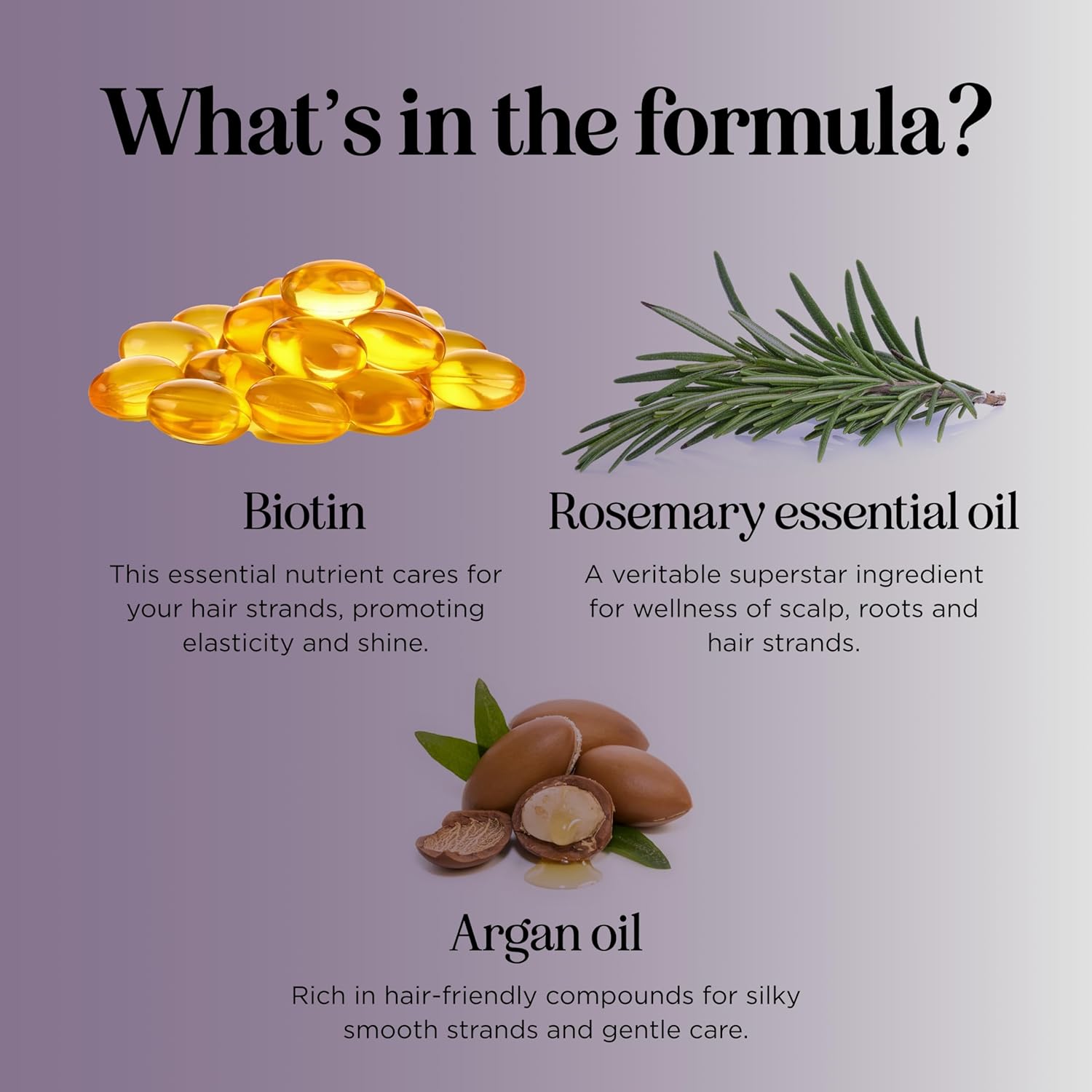 Volumizing Biotin Shampoo and Conditioner Set - Sulfate Free Shampoo and Conditioner for Dry Damaged Hair Care - Thinning Hair Shampoo and Conditioner with Nourishing Biotin and Rosemary Oil (8oz)