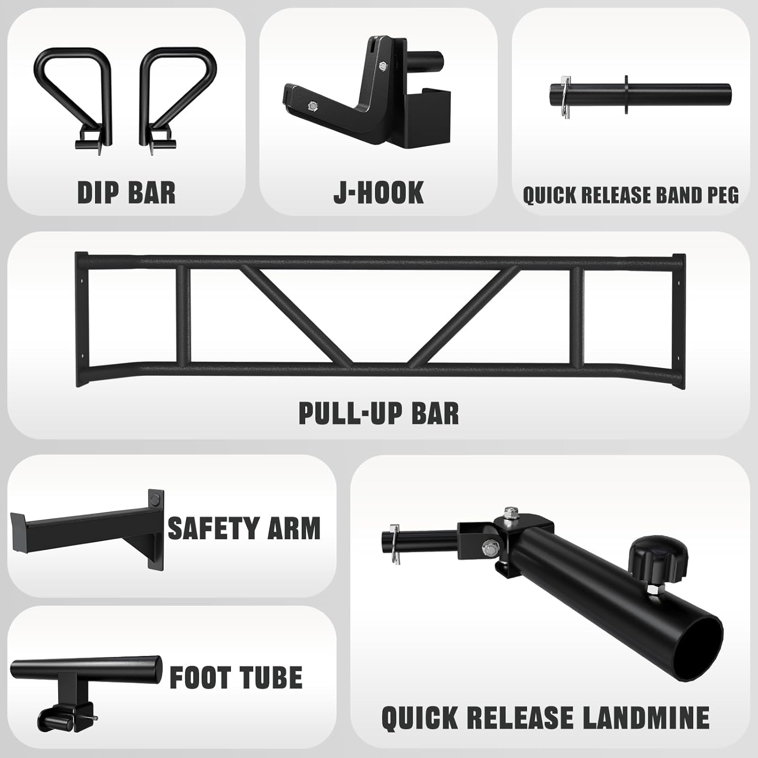 RitFit M1 & M1 Pro Smith Machine with Cable Crossover System, Multi-Function Squat Rack Power Cage for Home Gym, Power Rack and Packages