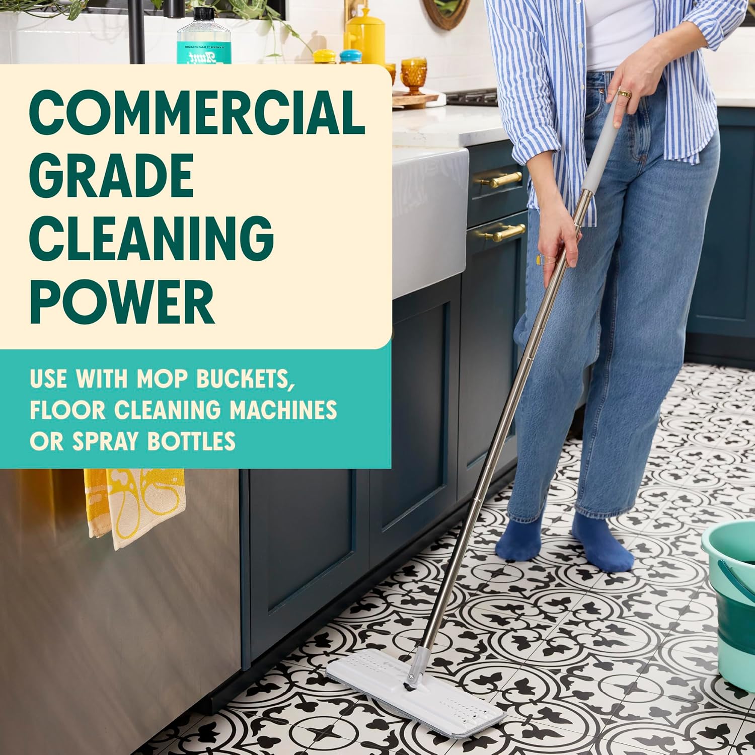 Aunt Fannie's Ultra Concentrated Floor Cleaner Vinegar Wash, Multi-Surface Floor Cleaner For Mopping, Makes 16 Gallons, Eucalyptus Scent, 32 oz. (Pack of 1), Packaging May Vary