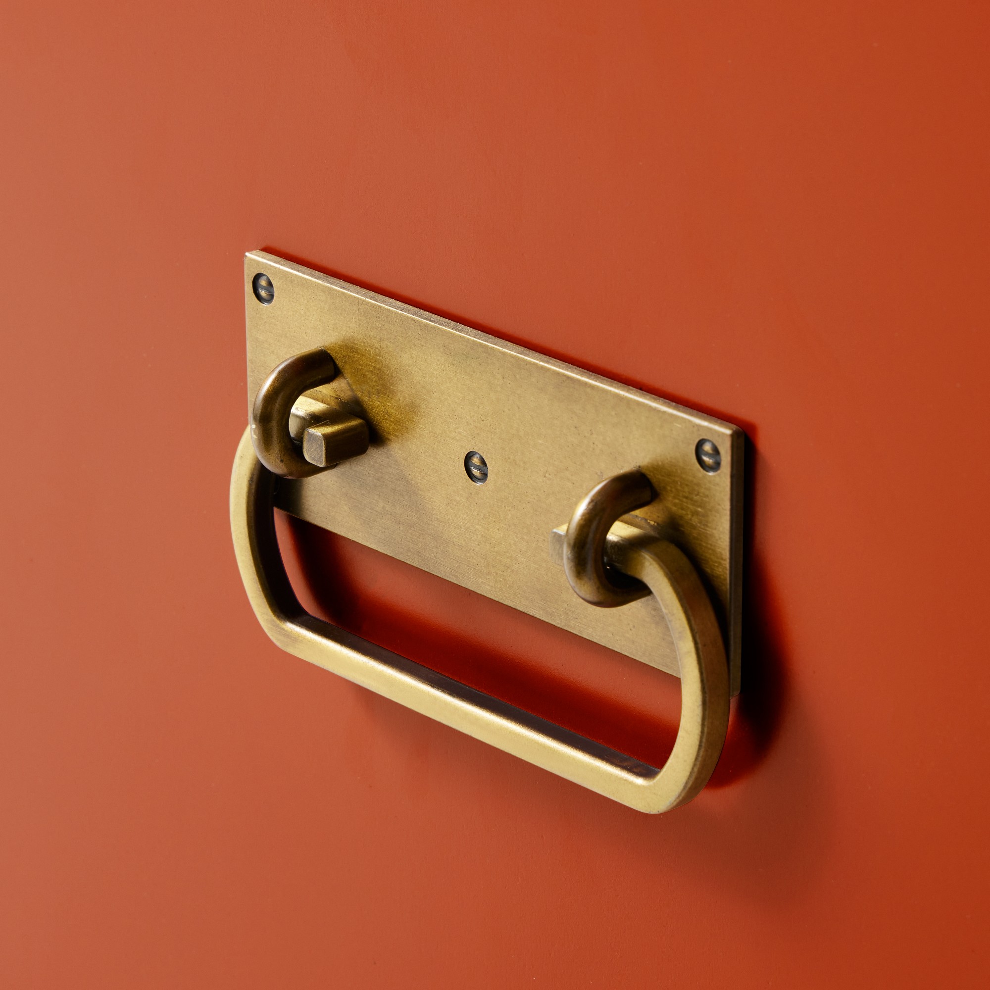 Campaign 3-Drawer Nightstand, Persimmon (30